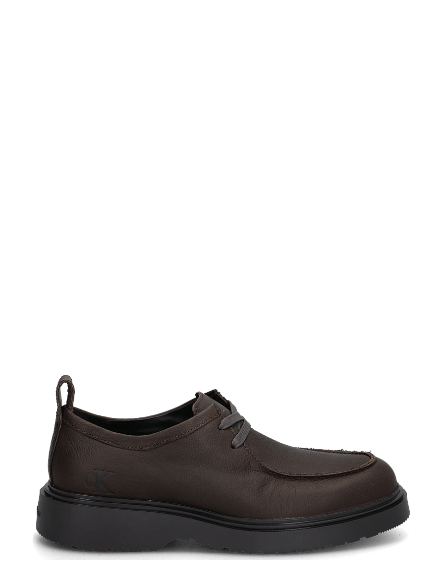 Calvin Klein - COMBAT APRON LACEUP TU LTH - moc toe sko - mocha turkish coffee - 2