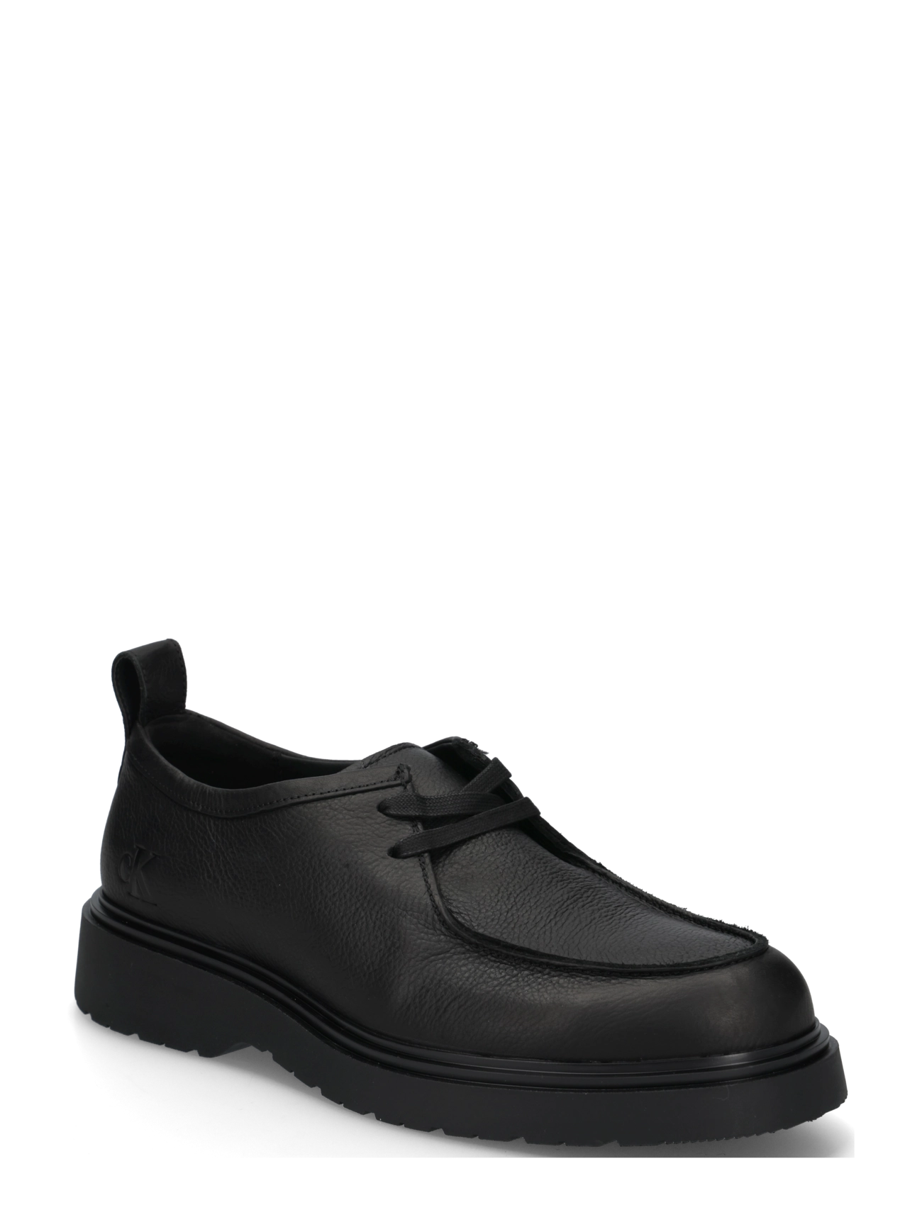 Calvin Klein COMBAT APRON LACEUP TU LTH - Jalanõud - TRIPLE BLACK / black