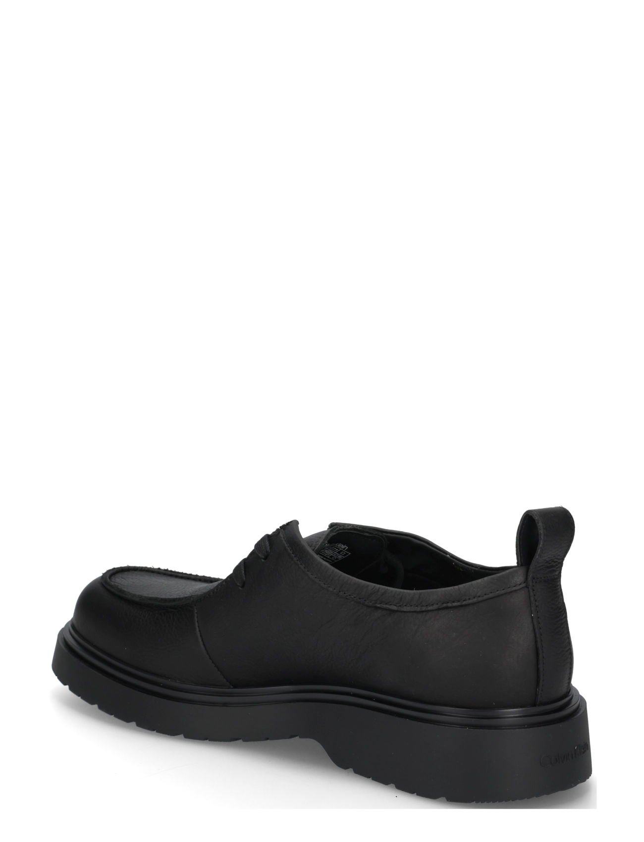 Calvin Klein - COMBAT APRON LACEUP TU LTH - moc-toe kingad - triple black - 1