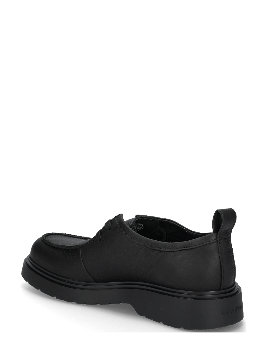 Calvin Klein - COMBAT APRON LACEUP TU LTH - moc-toe kingad - triple black - 1
