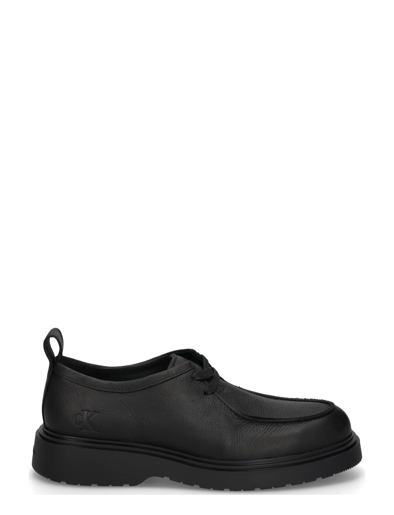 Calvin Klein - COMBAT APRON LACEUP TU LTH - moc-toe kingad - triple black - 2