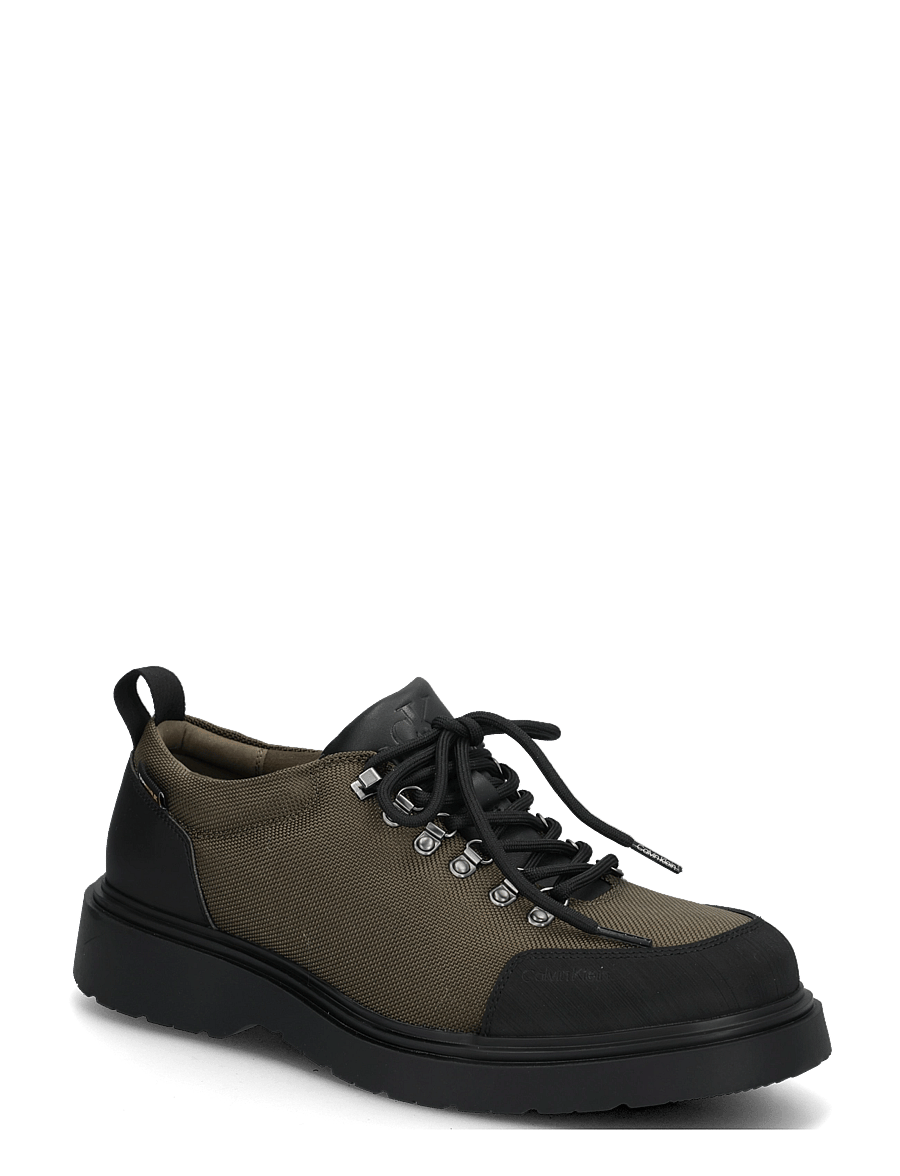 Calvin Klein - COMBAT HIKING SHOE MIX MAT WL - schnürstiefel - olive night black - 0