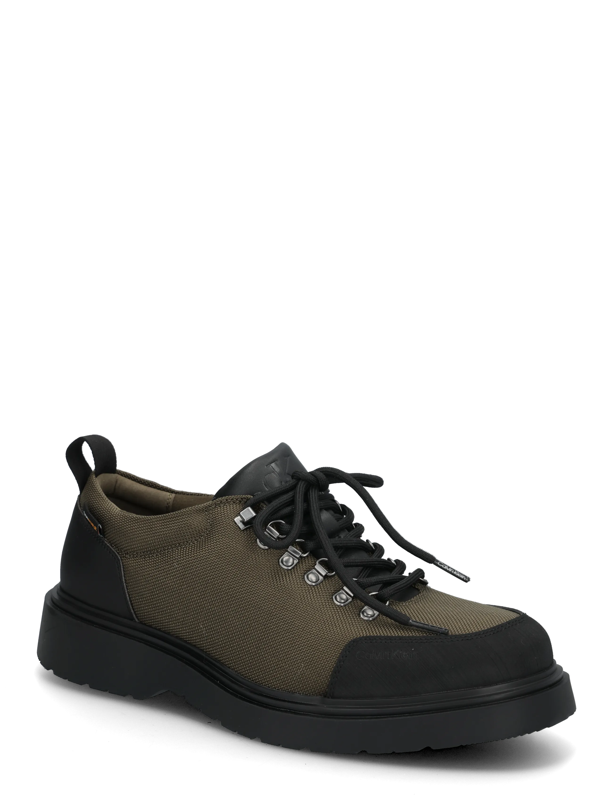 Calvin Klein COMBAT HIKING SHOE MIX MAT WL - Shoes - OLIVE NIGHT BLACK / khaki/green
