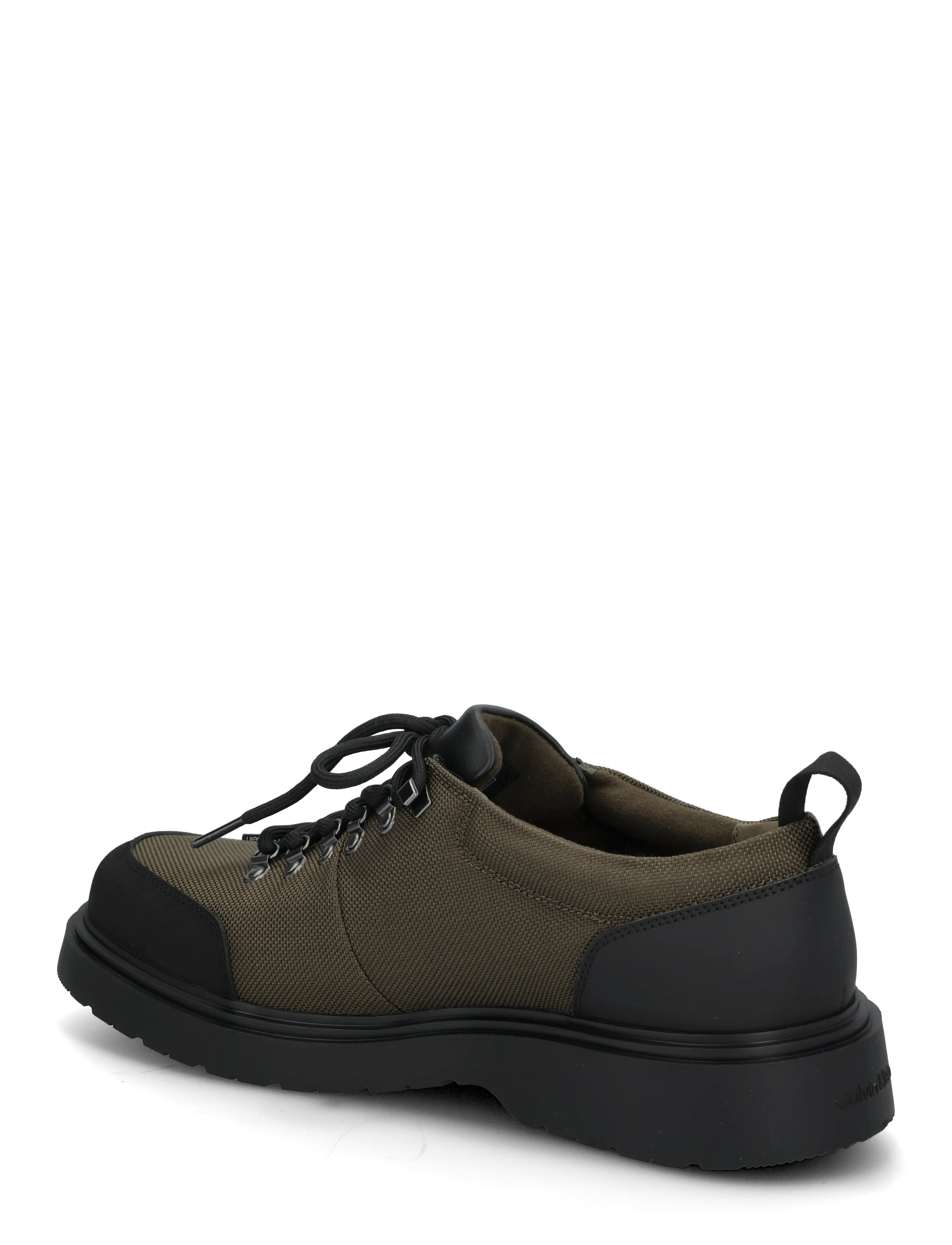 Calvin Klein - COMBAT HIKING SHOE MIX MAT WL - schnürstiefel - olive night black - 1