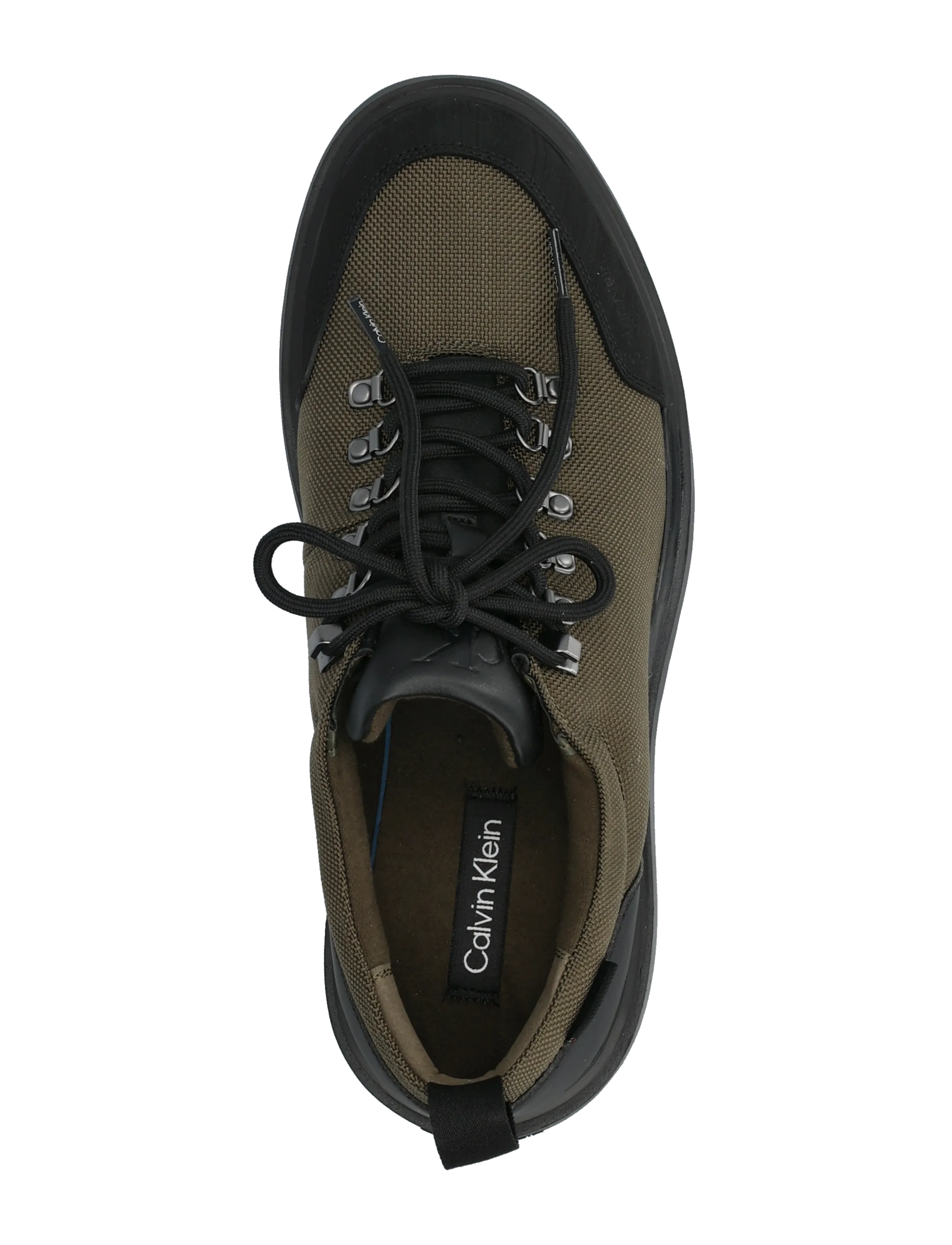 Calvin Klein - COMBAT HIKING SHOE MIX MAT WL - schnürstiefel - olive night black - 3
