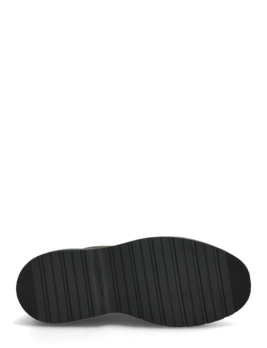 Calvin Klein - COMBAT HIKING SHOE MIX MAT WL - schnürstiefel - olive night black - 4