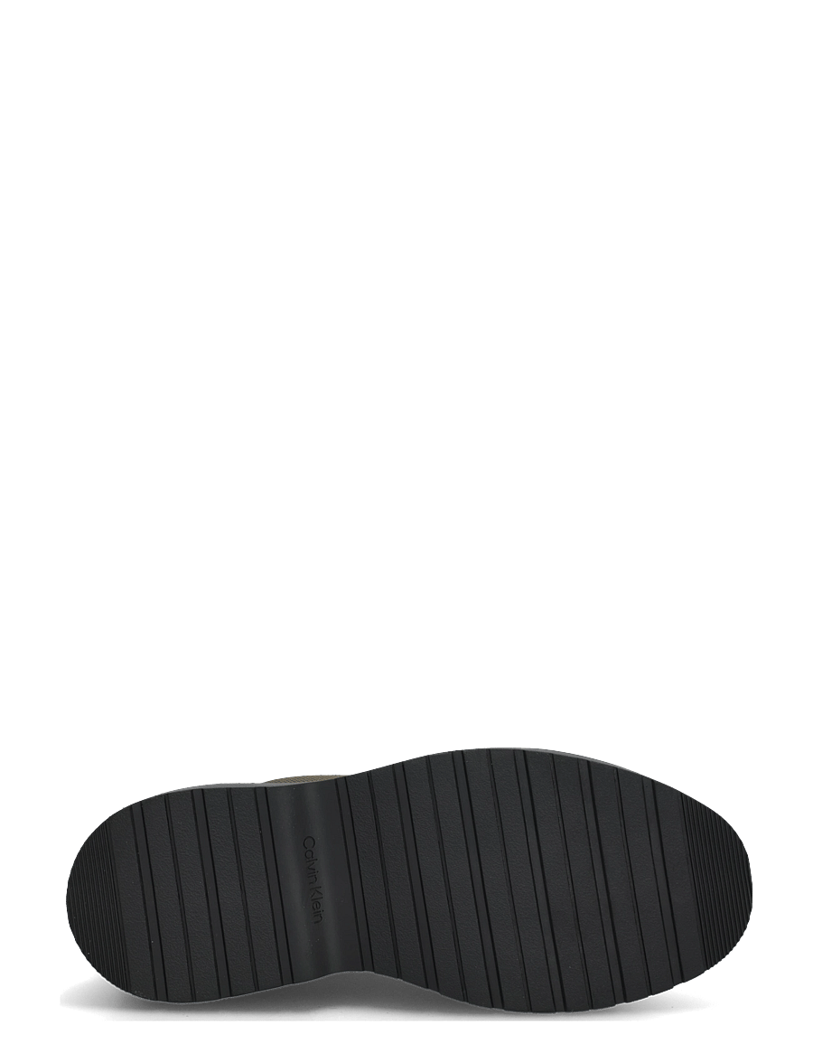 Calvin Klein - COMBAT HIKING SHOE MIX MAT WL - schnürstiefel - olive night black - 4