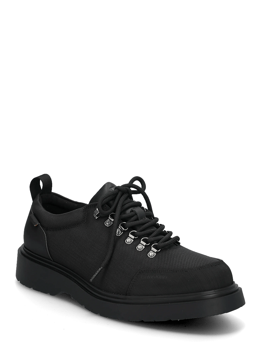 Calvin Klein - COMBAT HIKING SHOE MIX MAT WL - schnürstiefel - triple black - 0