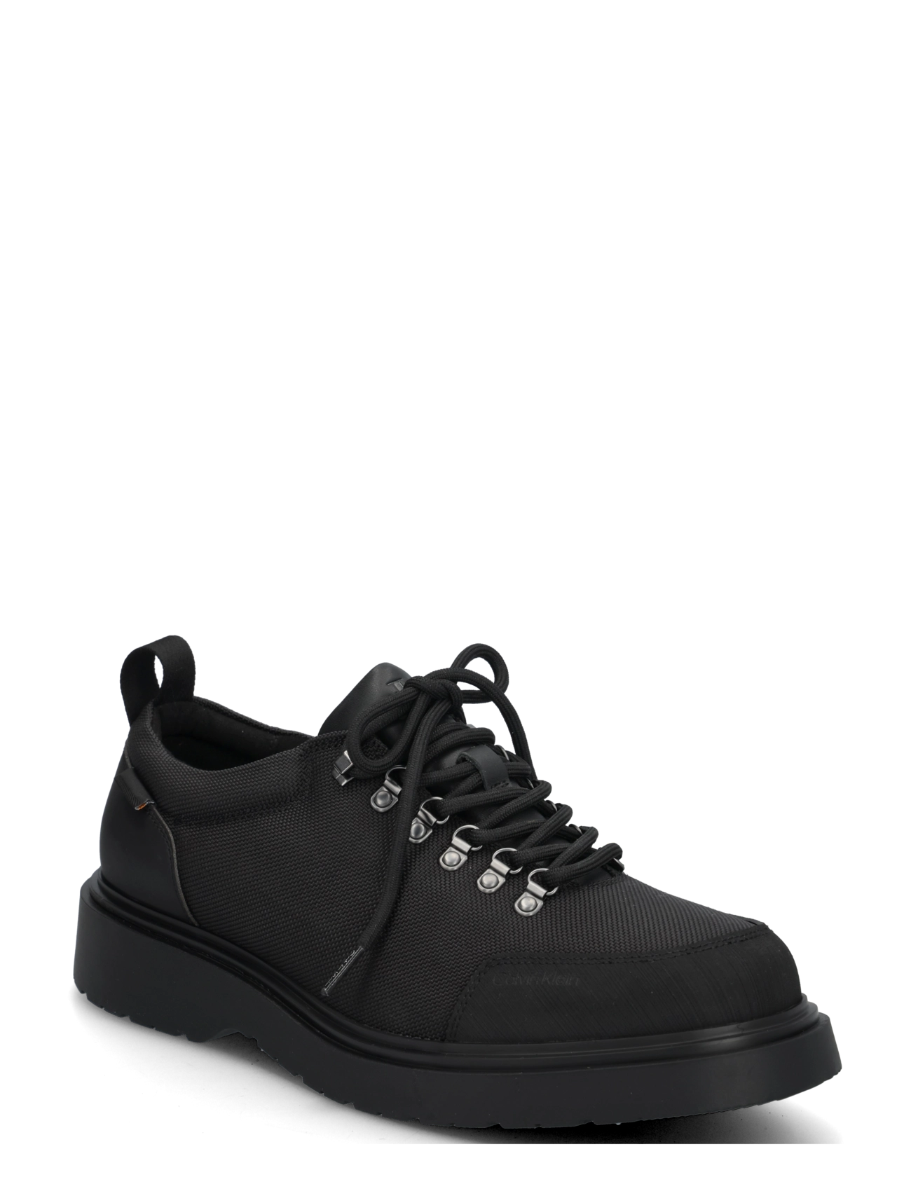 Calvin Klein COMBAT HIKING SHOE MIX MAT WL - Schuhe - TRIPLE BLACK / black
