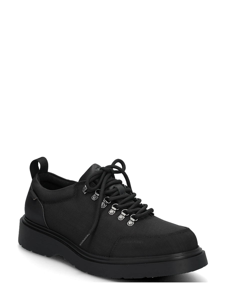 Calvin Klein - COMBAT HIKING SHOE MIX MAT WL - schnürstiefel - triple black - 0