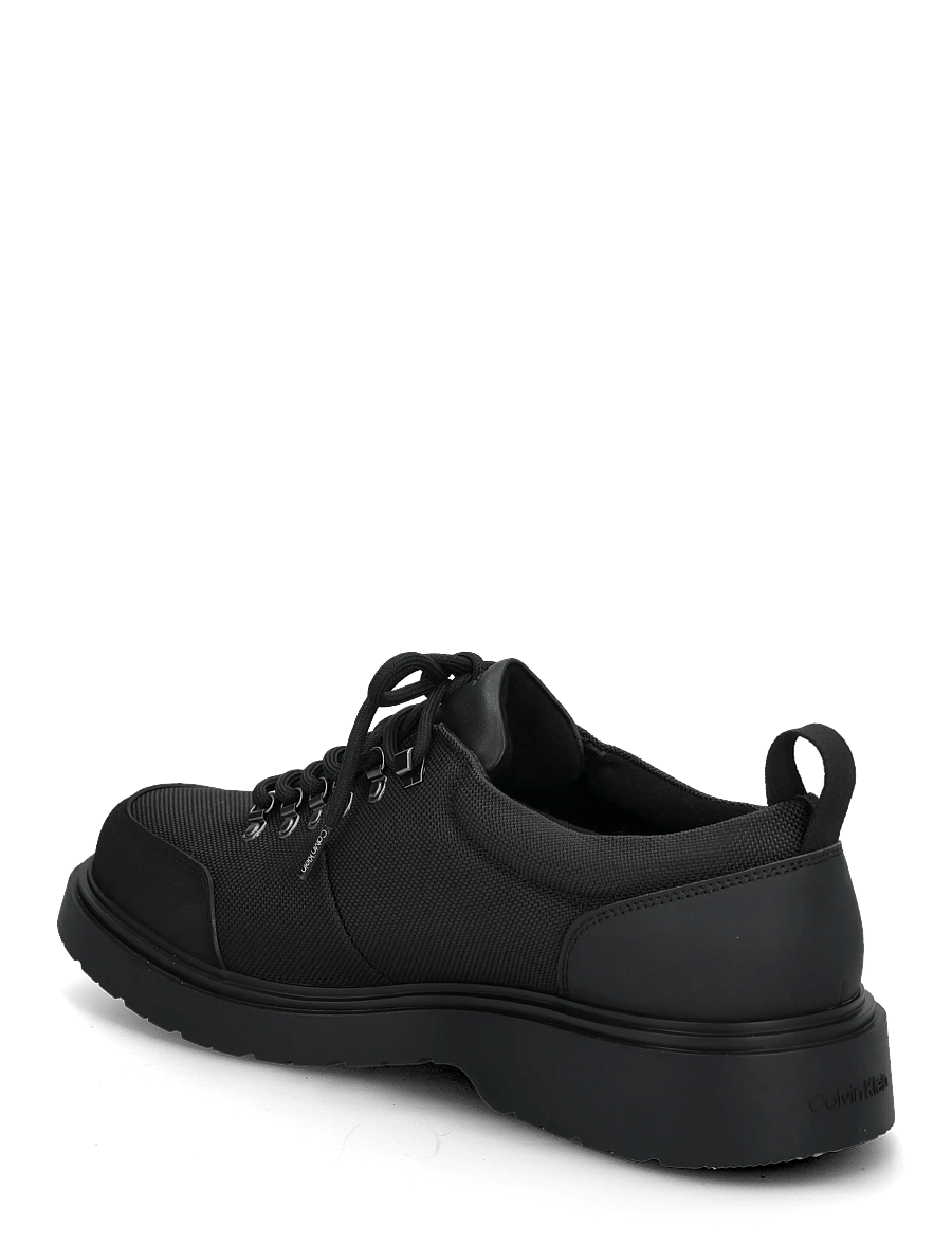 Calvin Klein - COMBAT HIKING SHOE MIX MAT WL - schnürstiefel - triple black - 1