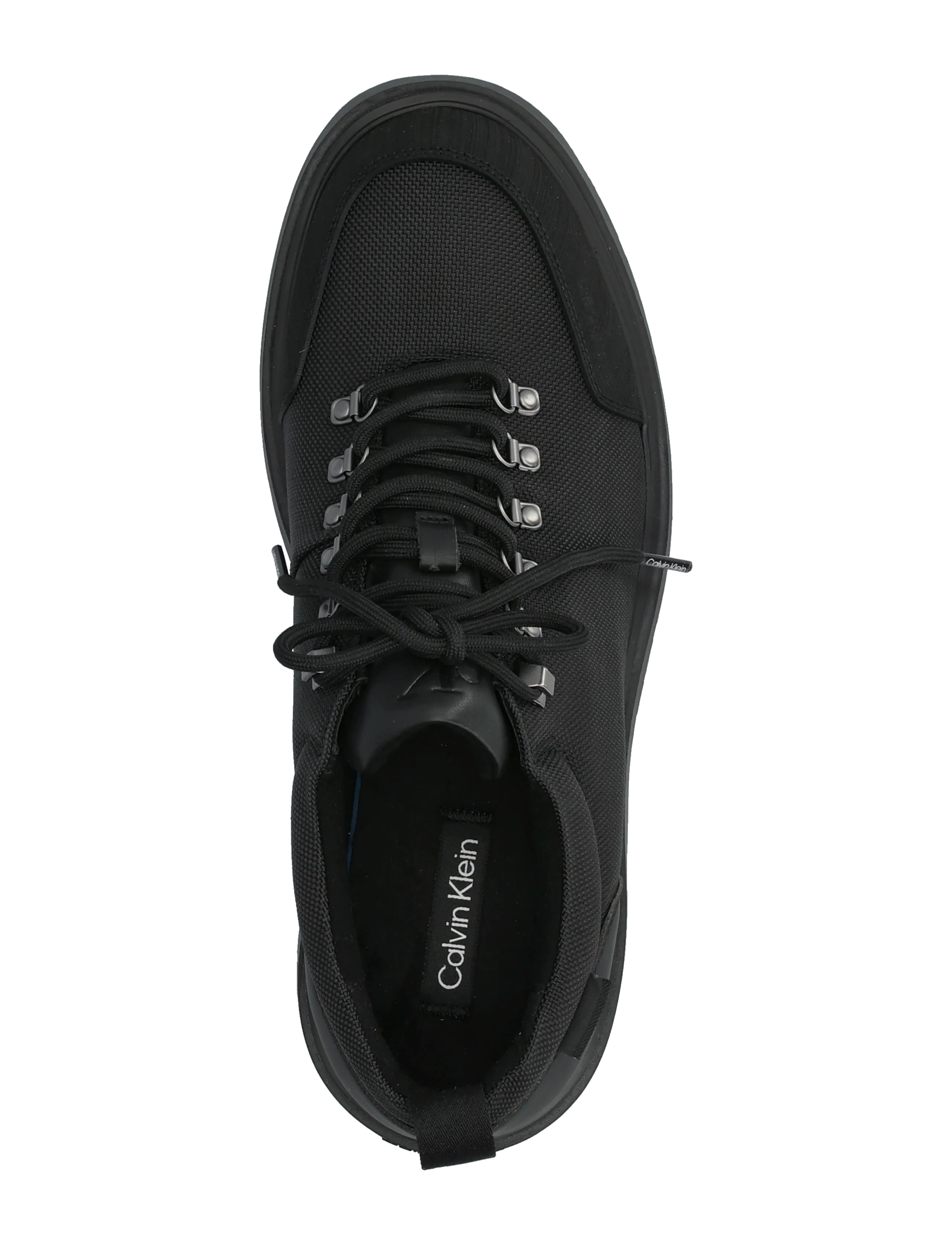 Calvin Klein - COMBAT HIKING SHOE MIX MAT WL - schnürstiefel - triple black - 3