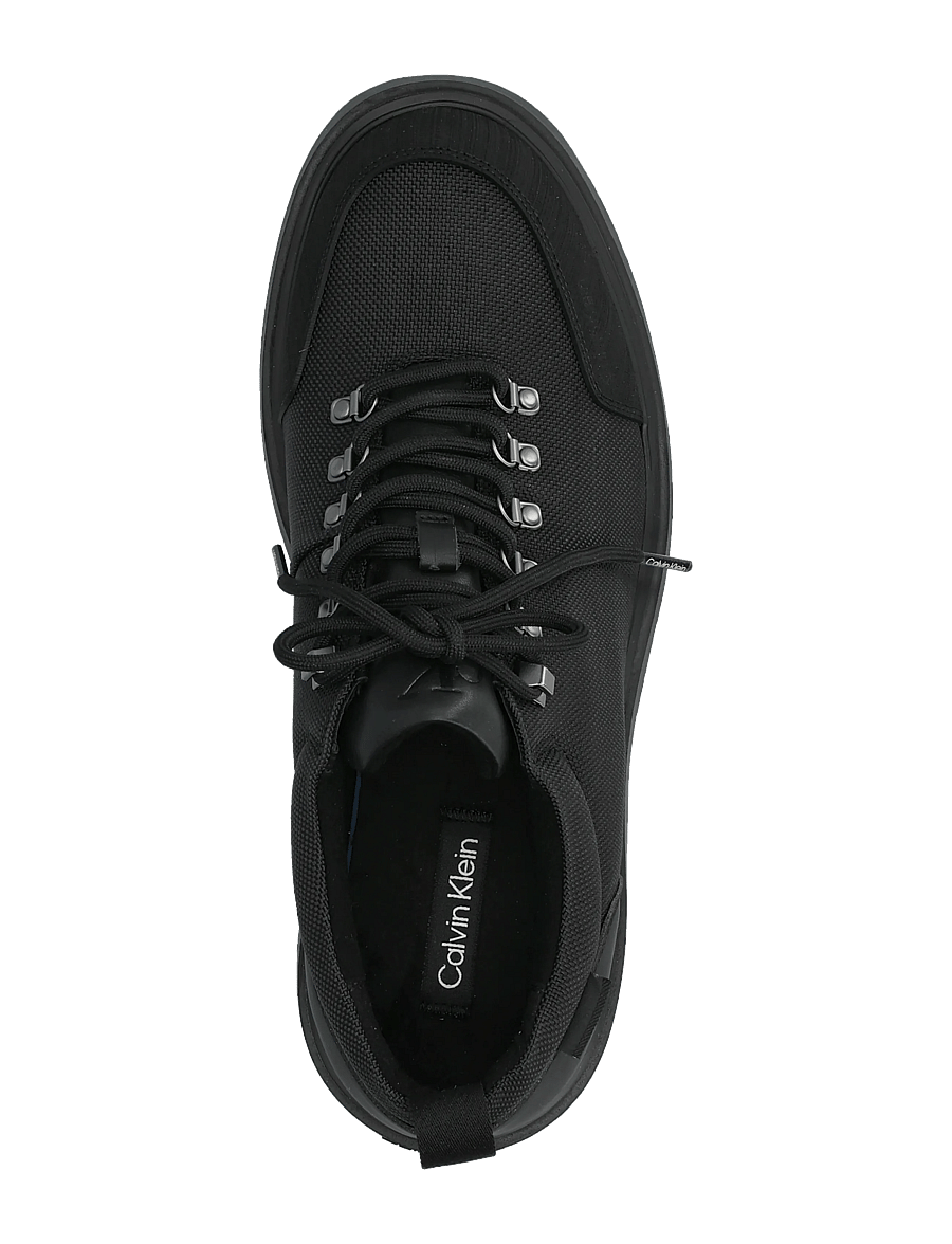 Calvin Klein - COMBAT HIKING SHOE MIX MAT WL - schnürstiefel - triple black - 3