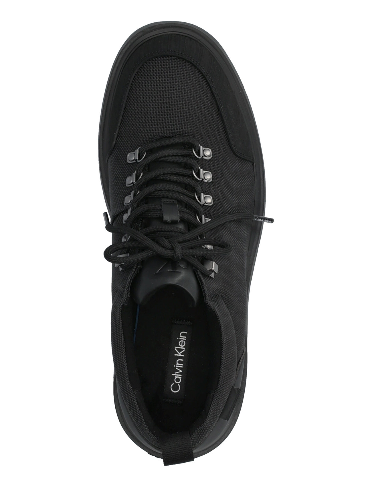 Calvin Klein - COMBAT HIKING SHOE MIX MAT WL - schnürstiefel - triple black - 3