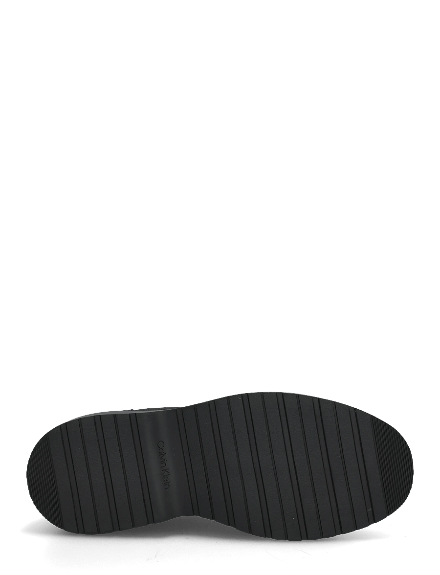 Calvin Klein - COMBAT HIKING SHOE MIX MAT WL - schnürstiefel - triple black - 4