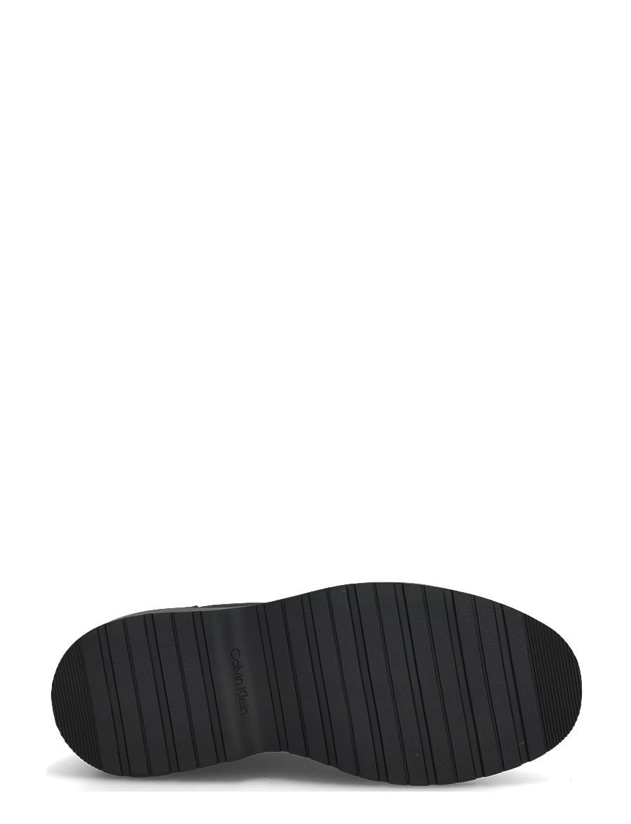Calvin Klein - COMBAT HIKING SHOE MIX MAT WL - schnürstiefel - triple black - 4