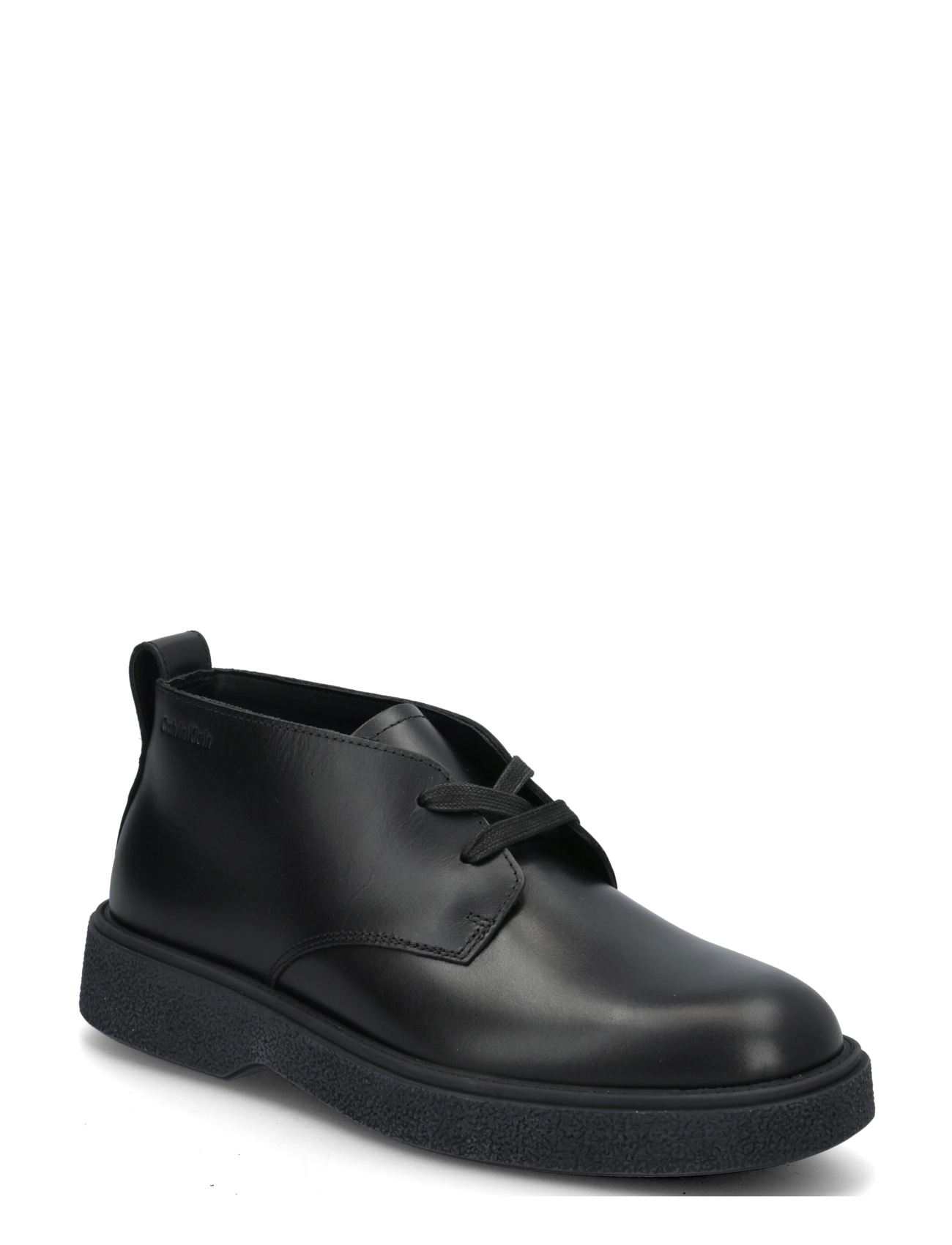 Calvin Klein TEXT RUBBER DESERT BOOT LTH - Schuhe - TRIPLE BLACK / black