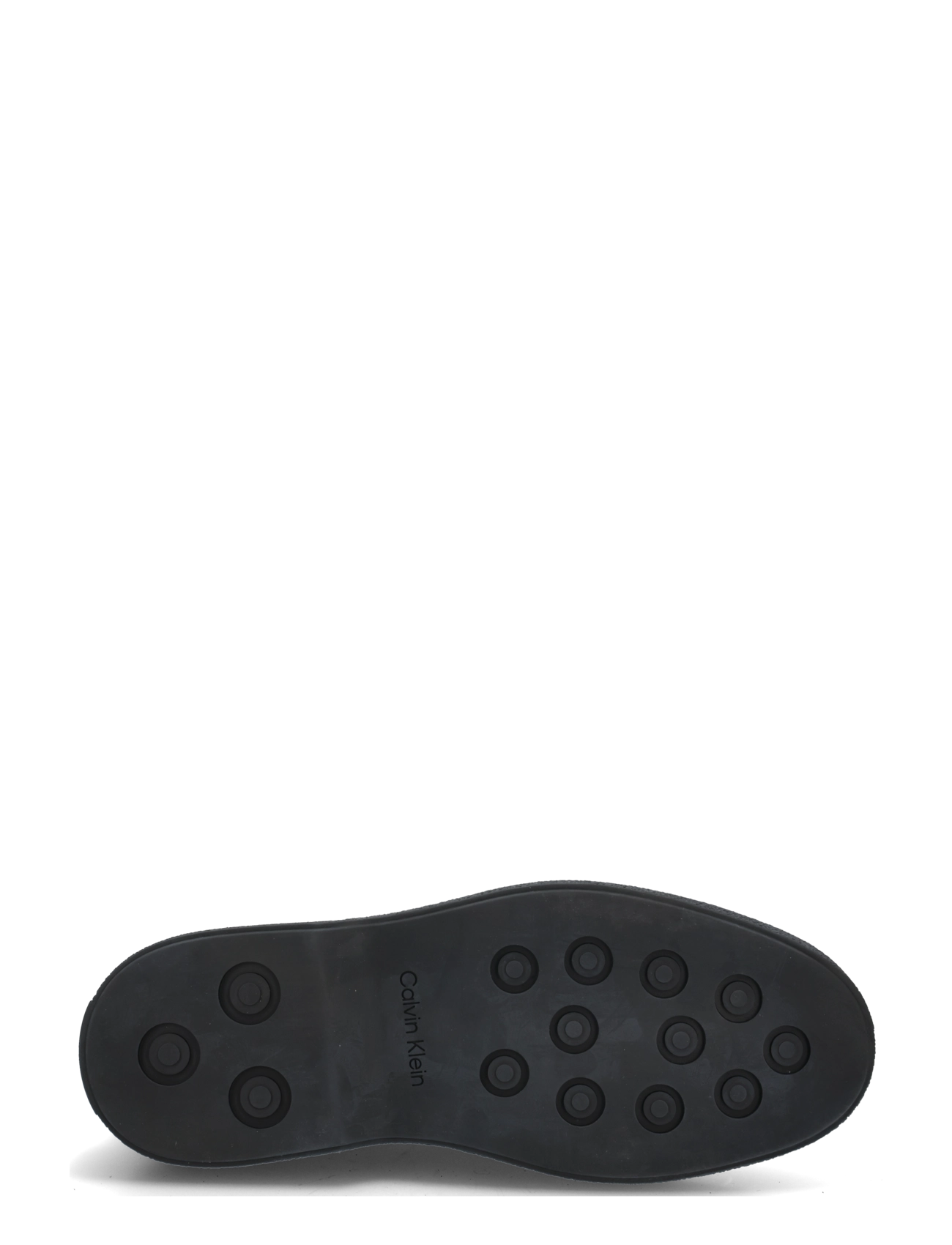 Calvin Klein - TEXT RUBBER DESERT BOOT LTH - chukka boots - triple black - 4
