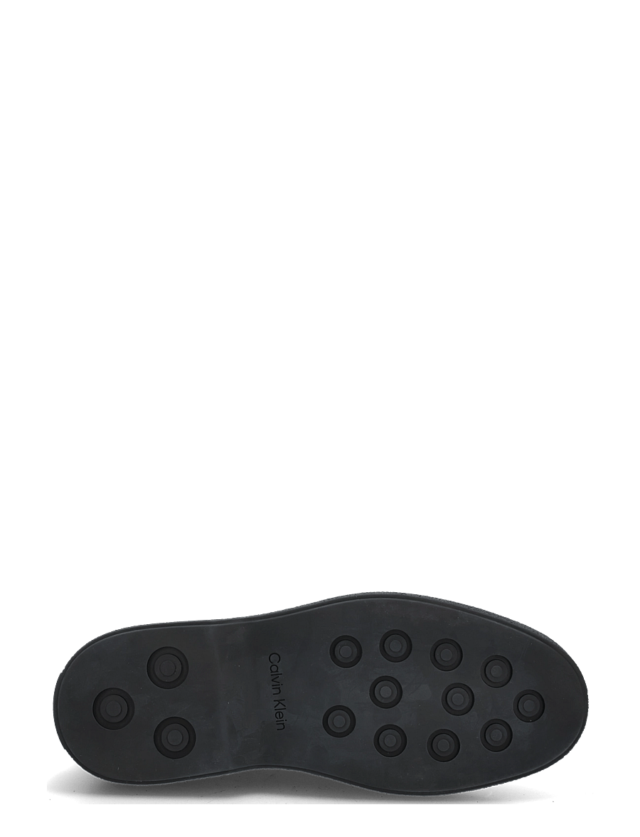 Calvin Klein - TEXT RUBBER DESERT BOOT LTH - chukka boots - triple black - 4
