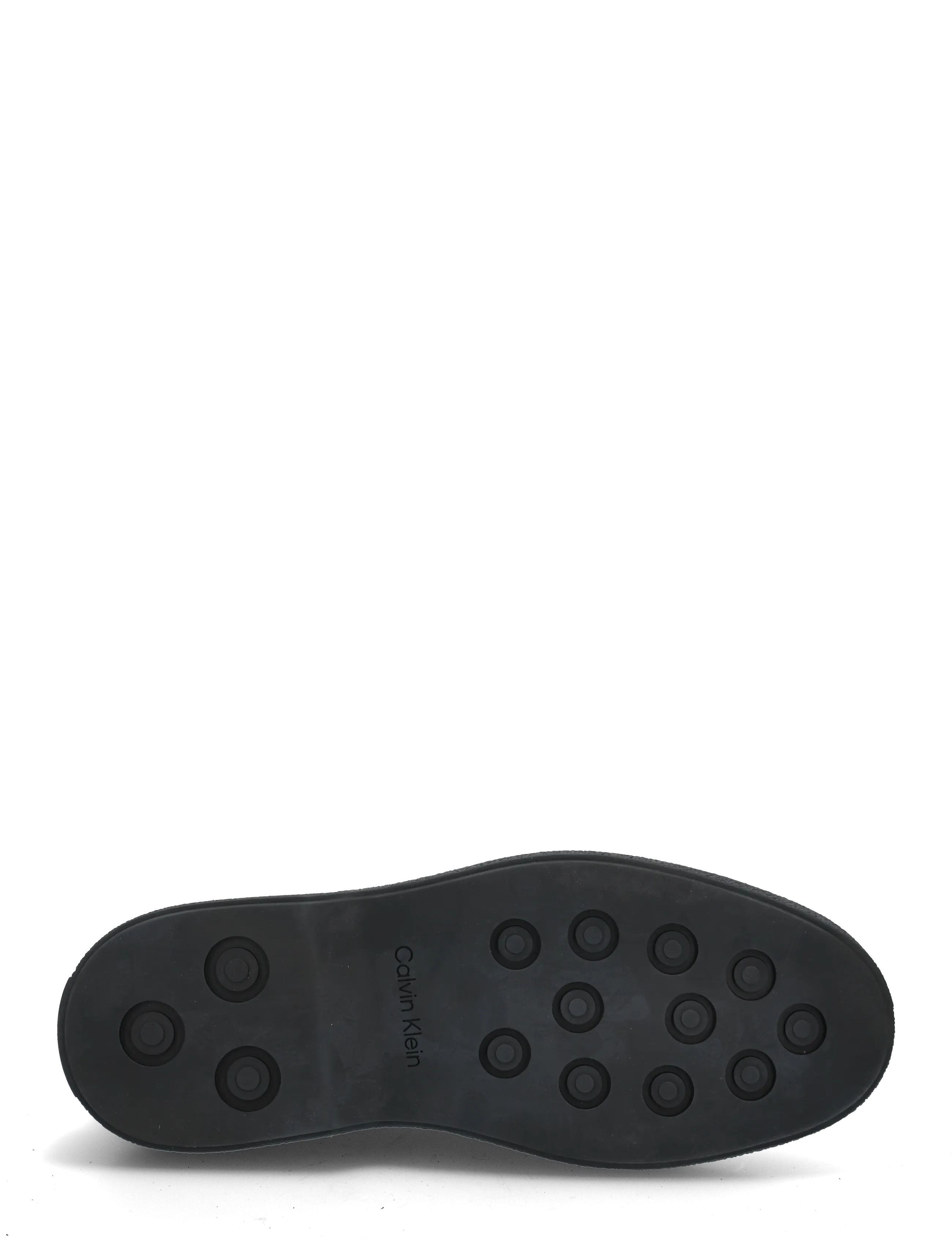 Calvin Klein - TEXT RUBBER DESERT BOOT LTH - chukka boots - triple black - 4