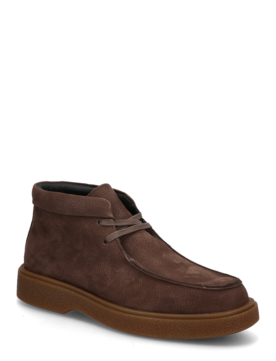 Calvin Klein - TEXT RUBBER APRON BOOT NU - chukka boots - mocha gum - 0