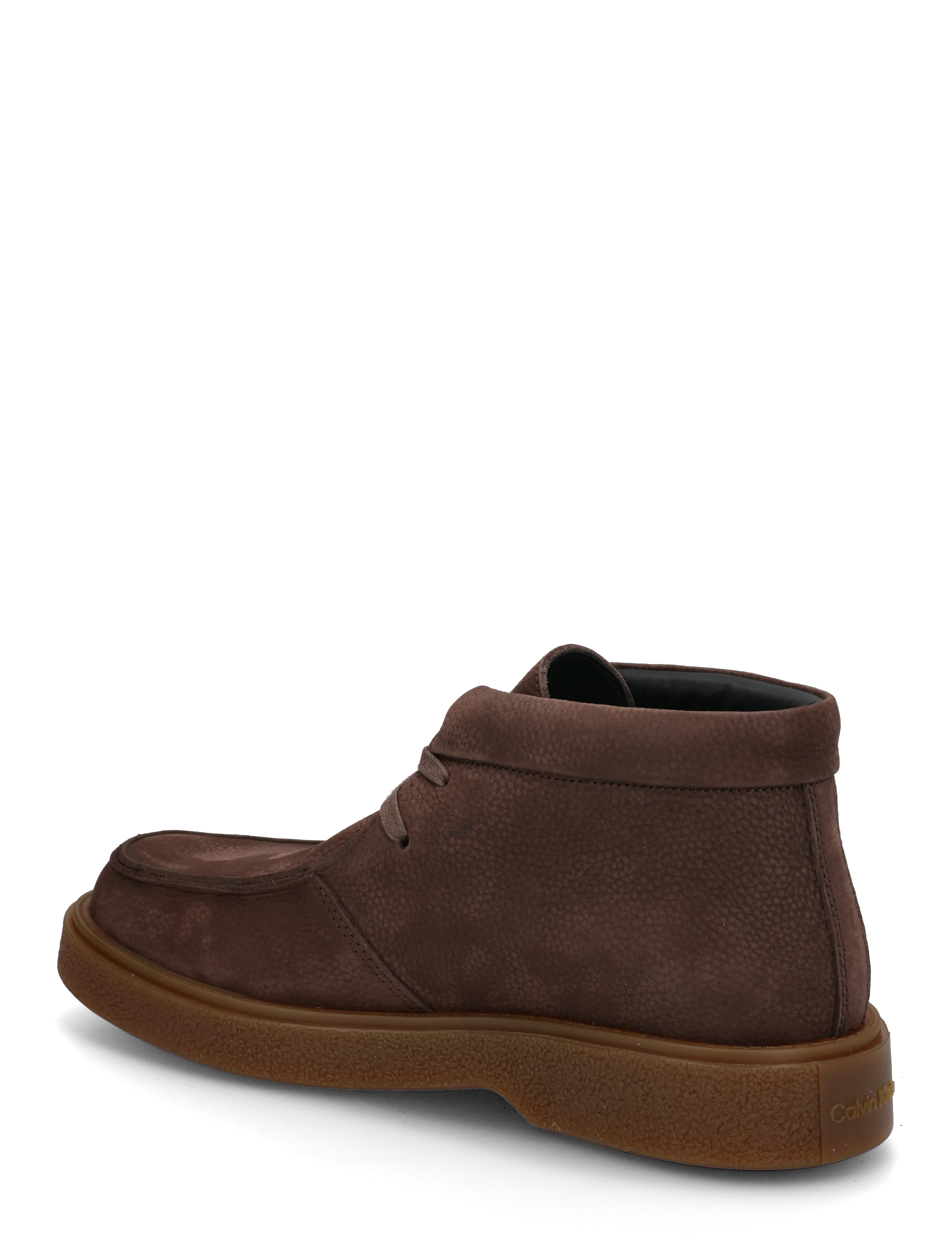 Calvin Klein - TEXT RUBBER APRON BOOT NU - chukka boots - mocha gum - 1