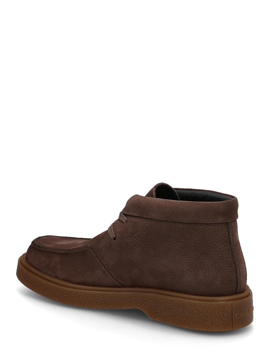Calvin Klein - TEXT RUBBER APRON BOOT NU - chukka boots - mocha gum - 1