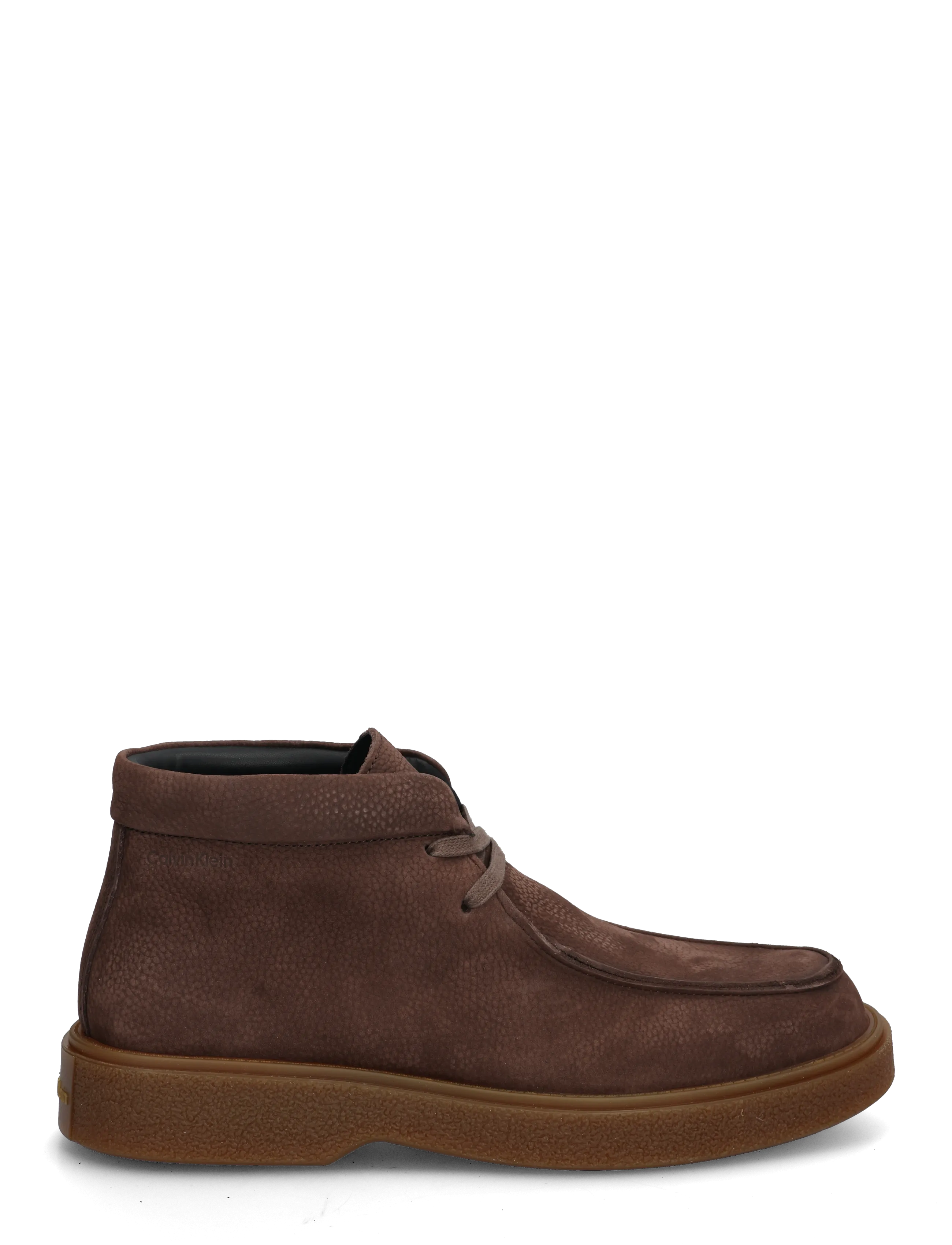 Calvin Klein - TEXT RUBBER APRON BOOT NU - chukka boots - mocha gum - 2