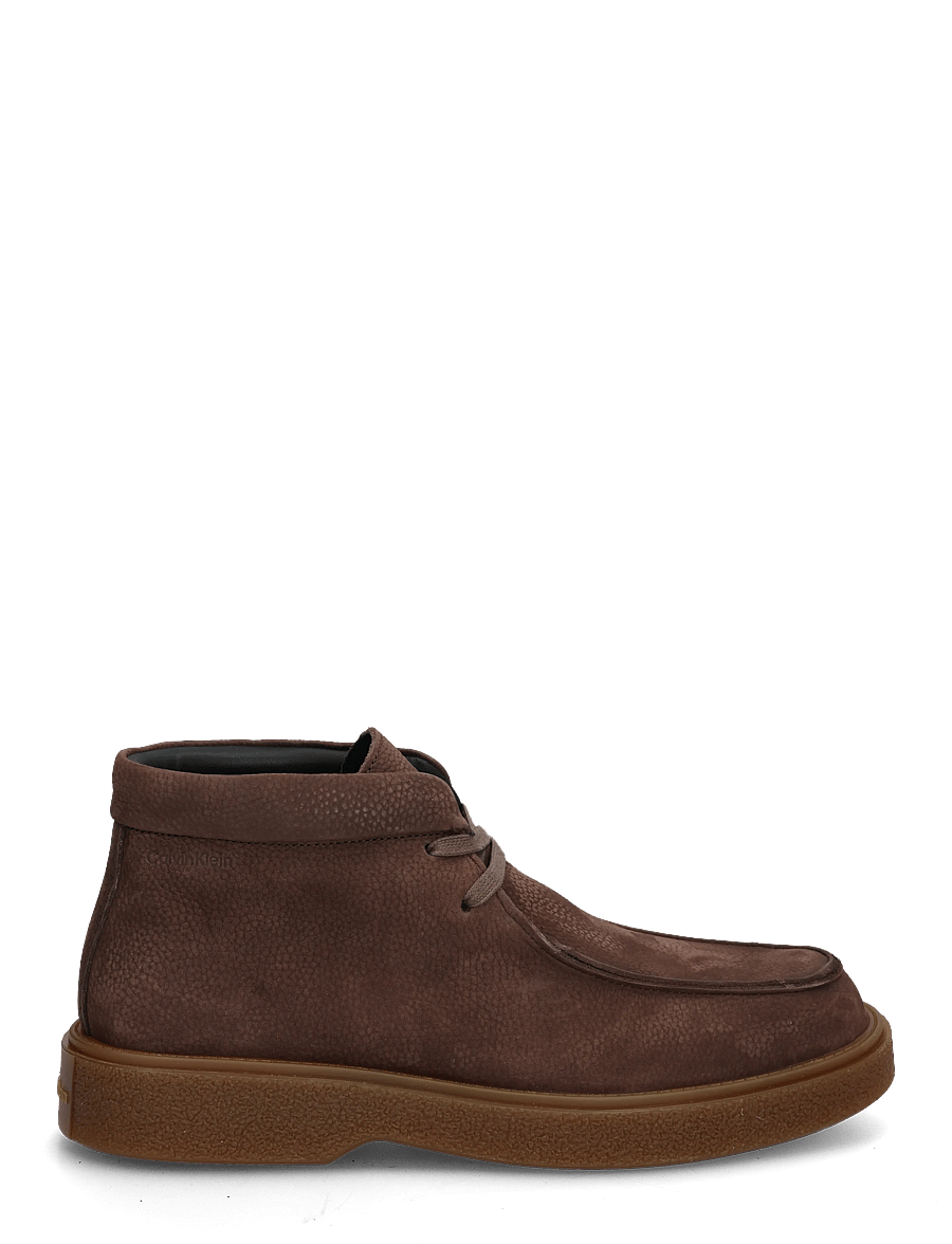 Calvin Klein - TEXT RUBBER APRON BOOT NU - chukka boots - mocha gum - 2