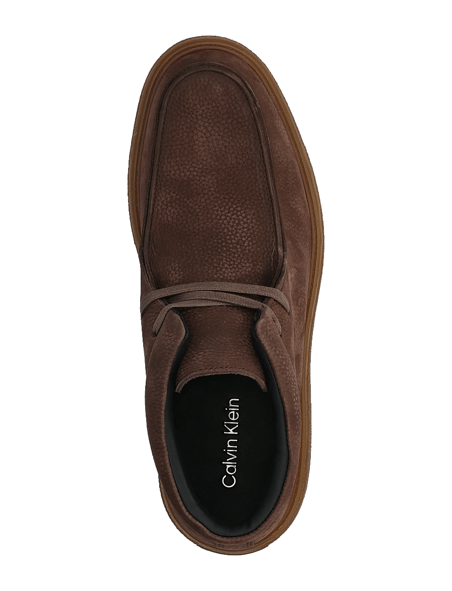 Calvin Klein - TEXT RUBBER APRON BOOT NU - chukka boots - mocha gum - 3