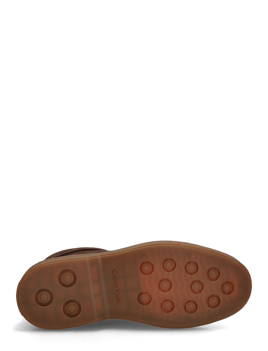 Calvin Klein - TEXT RUBBER APRON BOOT NU - chukka boots - mocha gum - 4