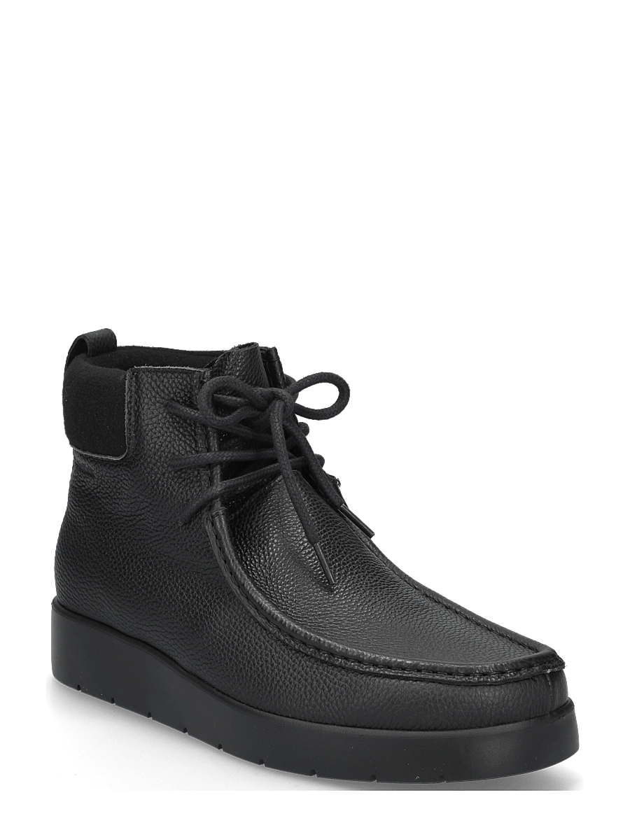 Calvin Klein - HYBRID CITY LUG MID BOOT F LTH - laced boots - triple black - 0