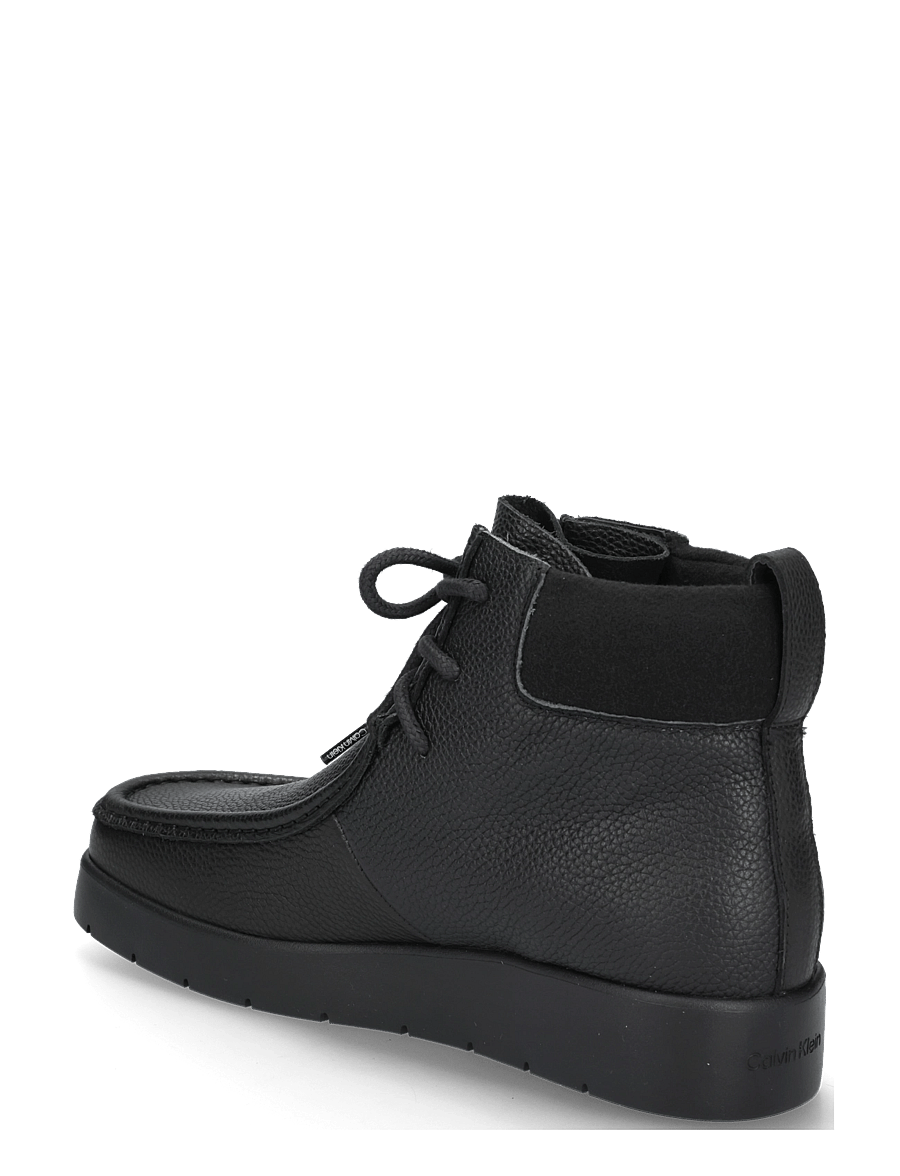 Calvin Klein - HYBRID CITY LUG MID BOOT F LTH - laced boots - triple black - 1