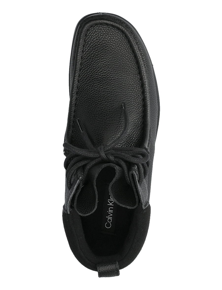 Calvin Klein - HYBRID CITY LUG MID BOOT F LTH - laced boots - triple black - 3