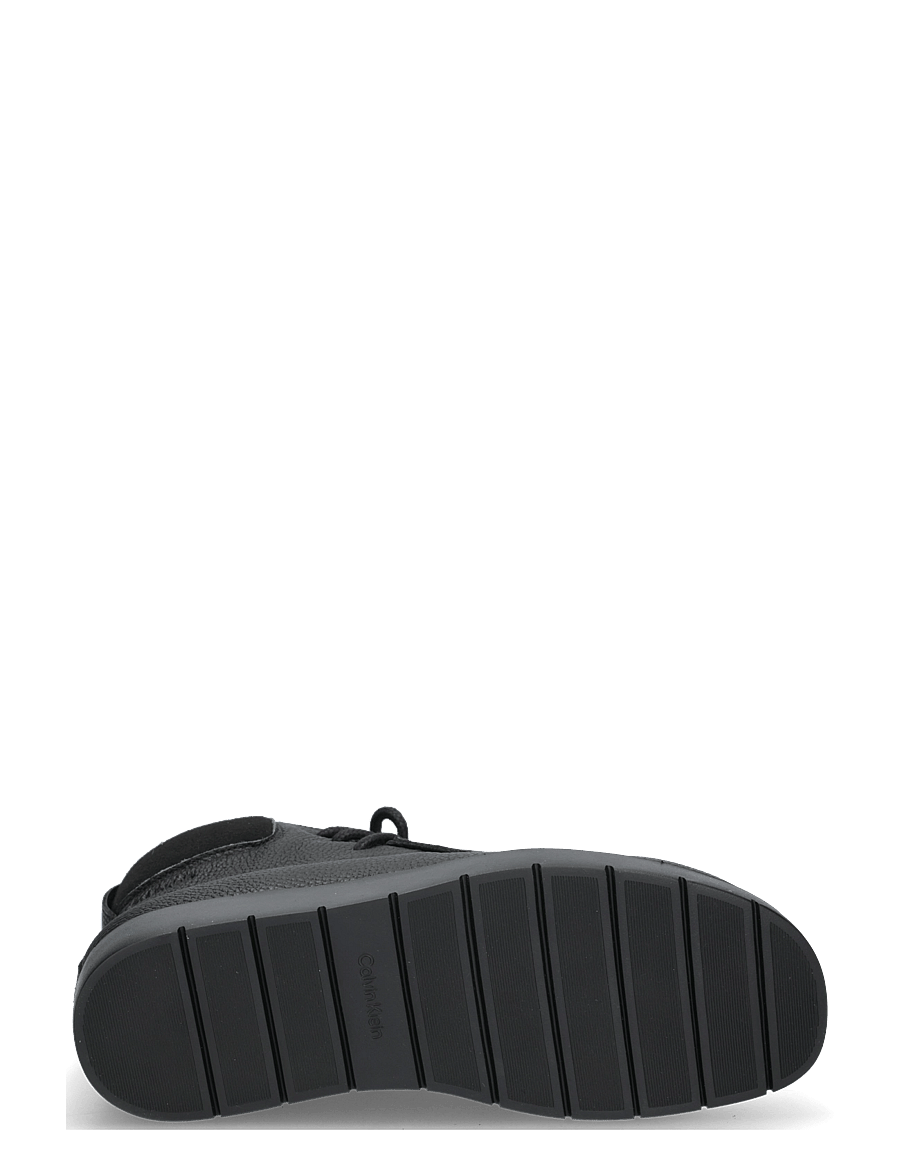 Calvin Klein - HYBRID CITY LUG MID BOOT F LTH - laced boots - triple black - 4