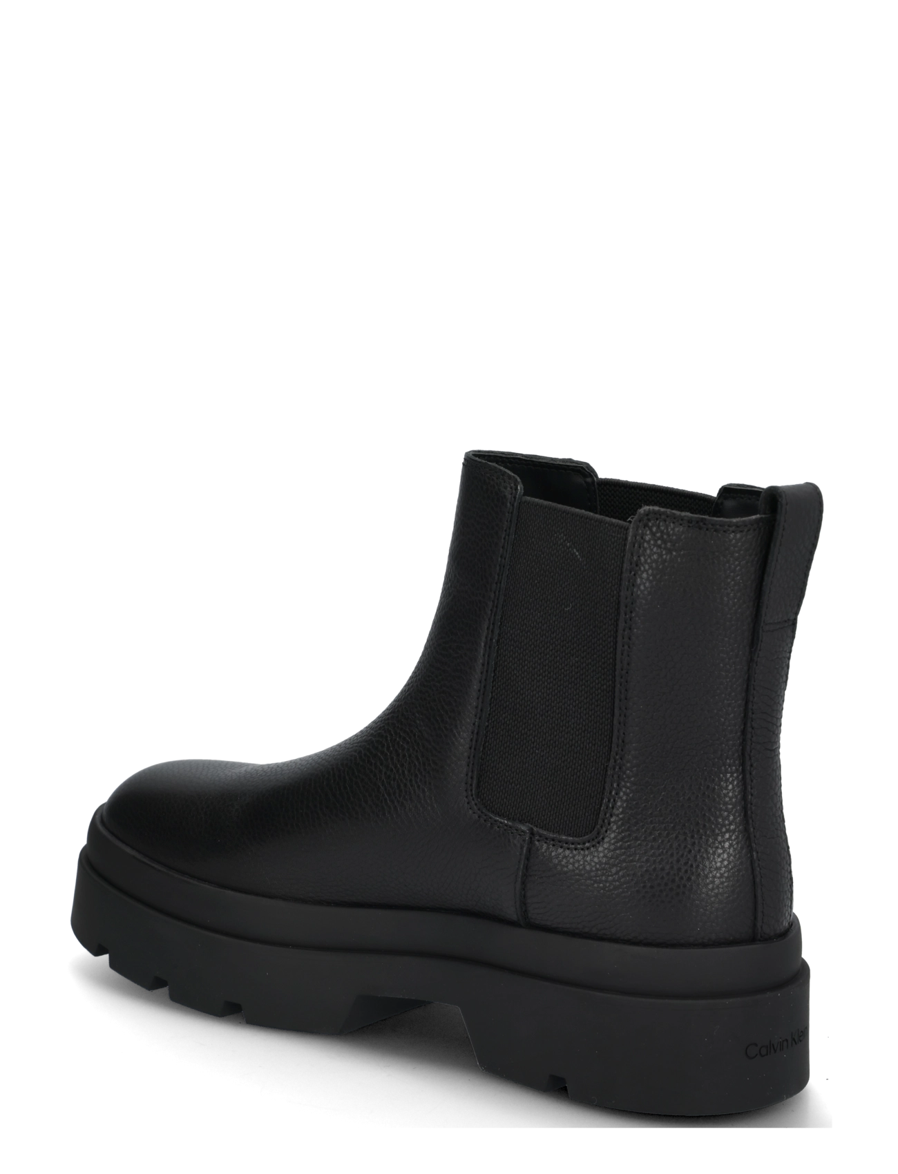 Calvin Klein - LUGGED CHELSEA BOOT TU LTH - chelsea boots - triple black - 1