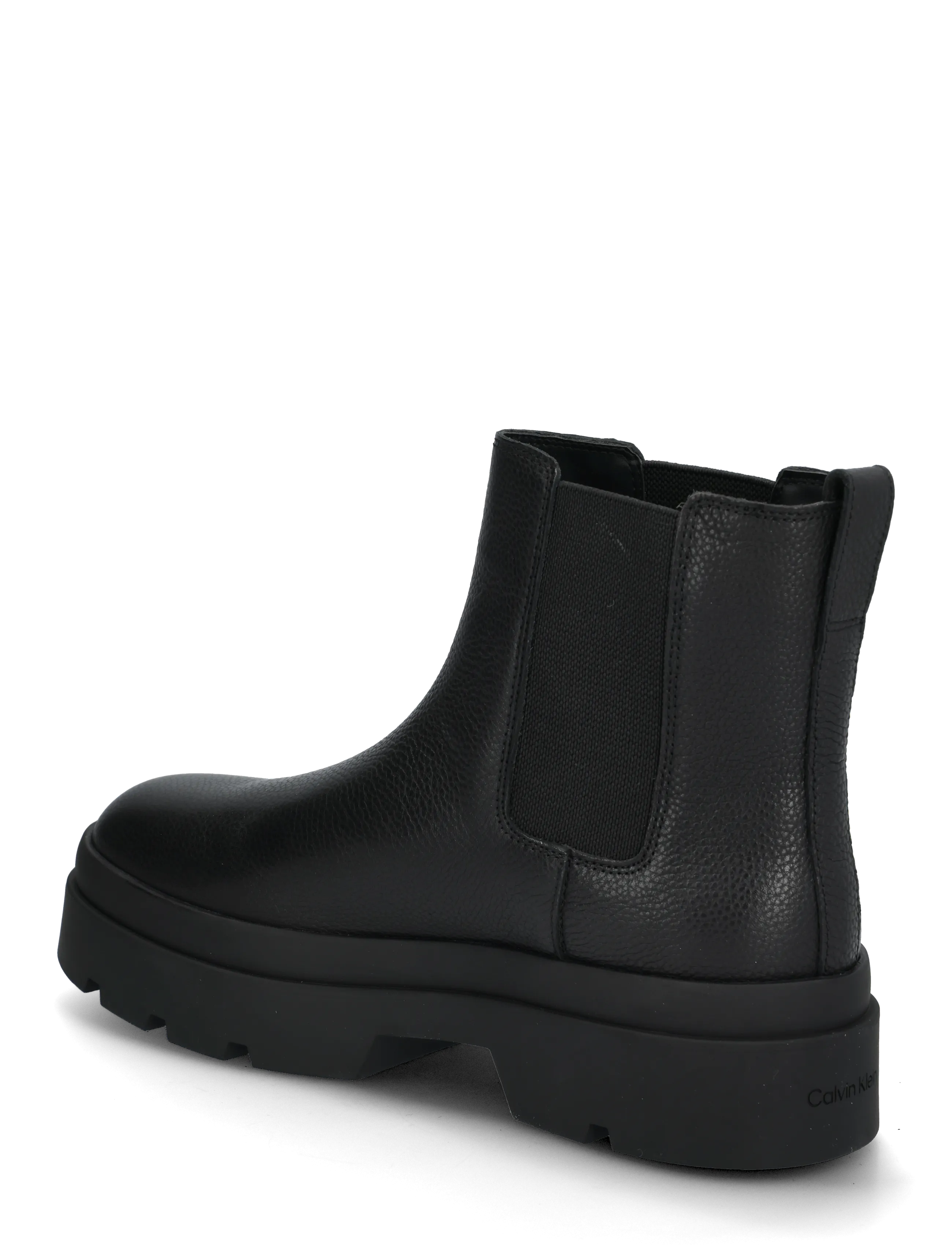 Calvin Klein - LUGGED CHELSEA BOOT TU LTH - chelsea boots - triple black - 1
