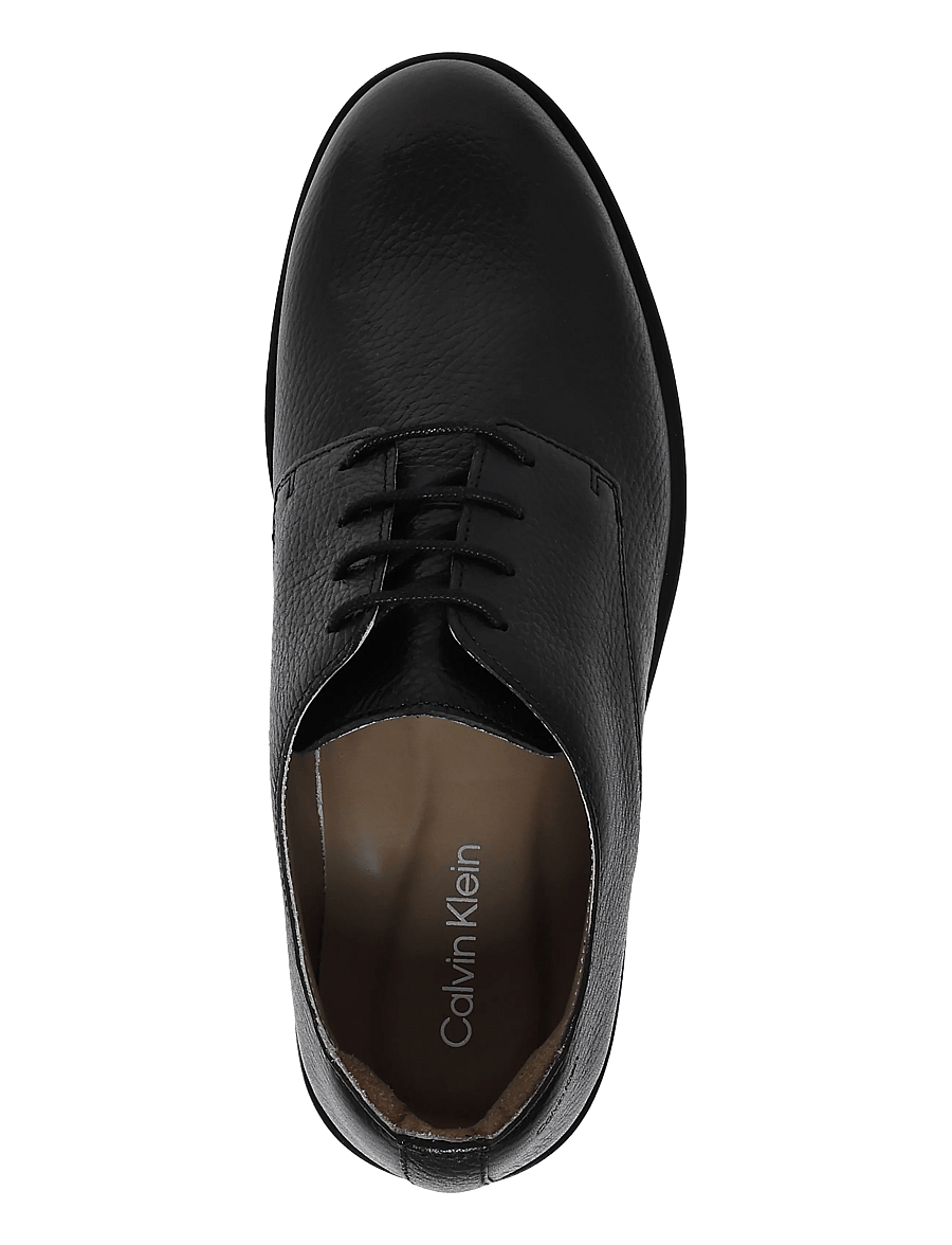Calvin Klein - ESS RUBBER DERBY TU LTH - derby shoes - triple black - 3