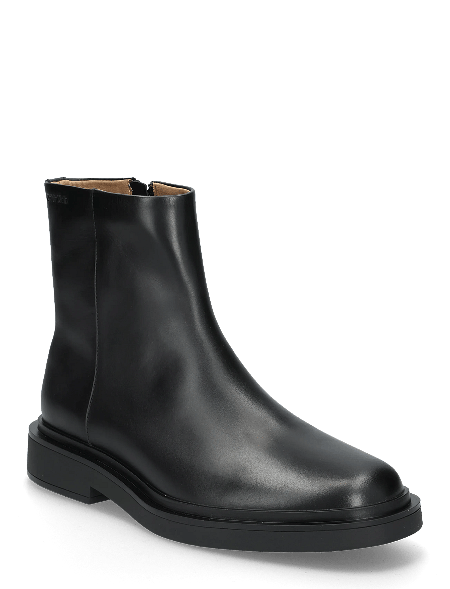 Calvin Klein - SQ RUBBER ZIP BOOT LTH - chelsea boots - triple black - 0