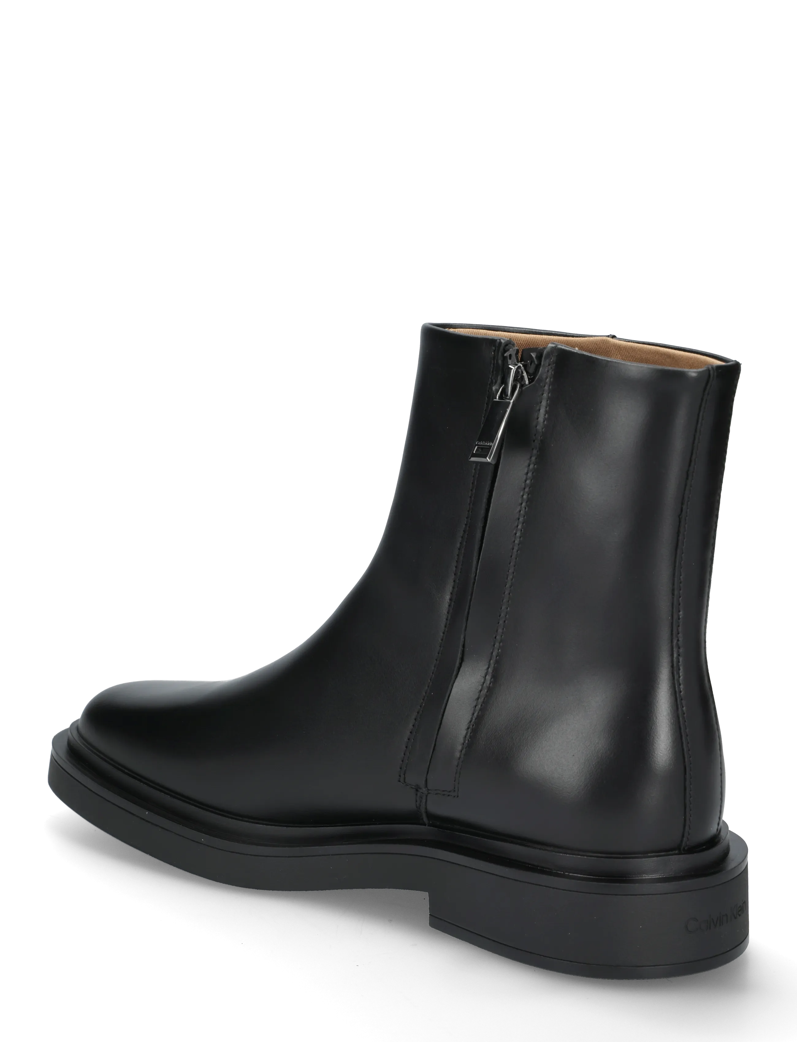 Calvin Klein - SQ RUBBER ZIP BOOT LTH - chelsea boots - triple black - 1