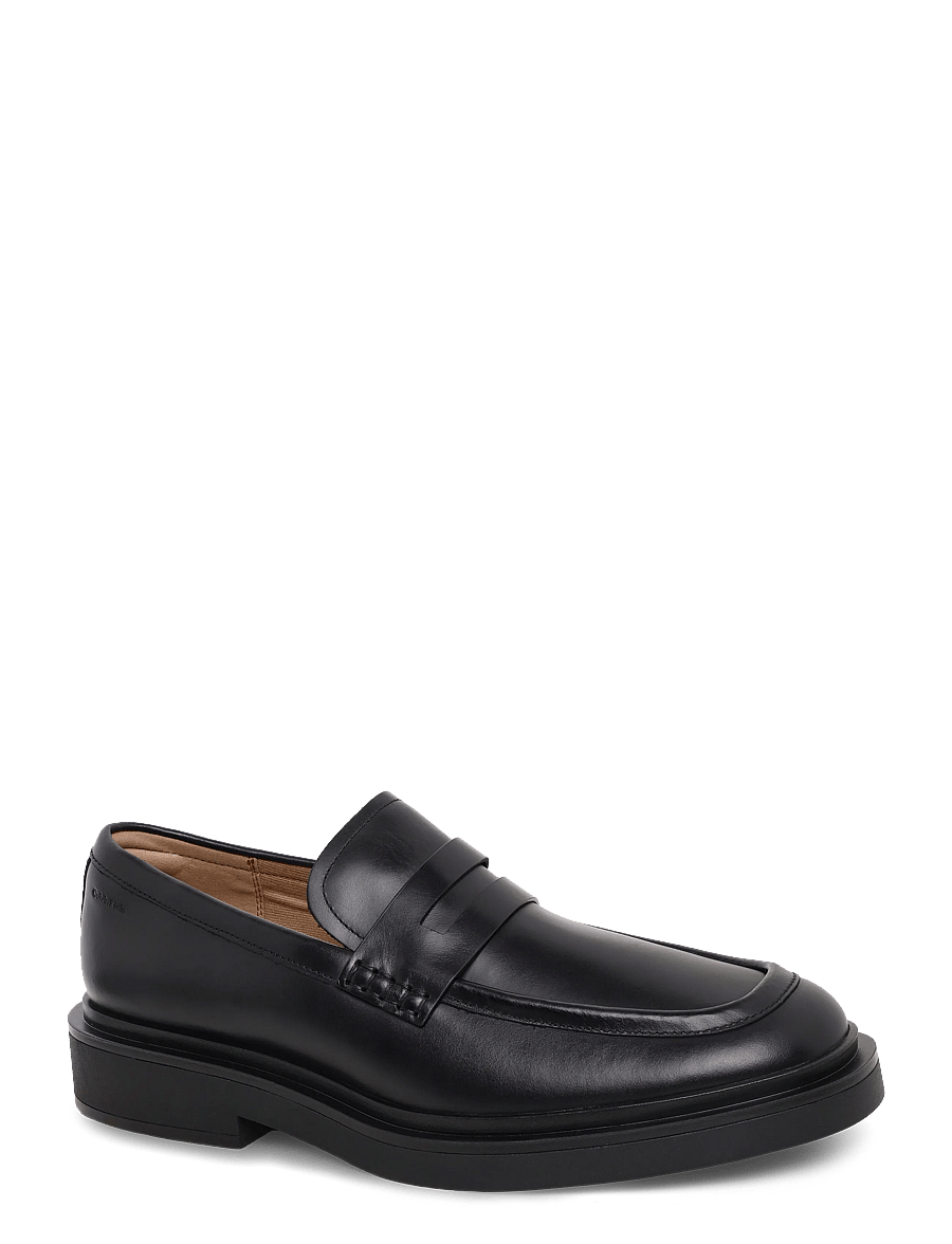 Calvin Klein - SQ RUBBER BAND LOAFER WAX LTH - loafer-jalanõud - triple black - 0