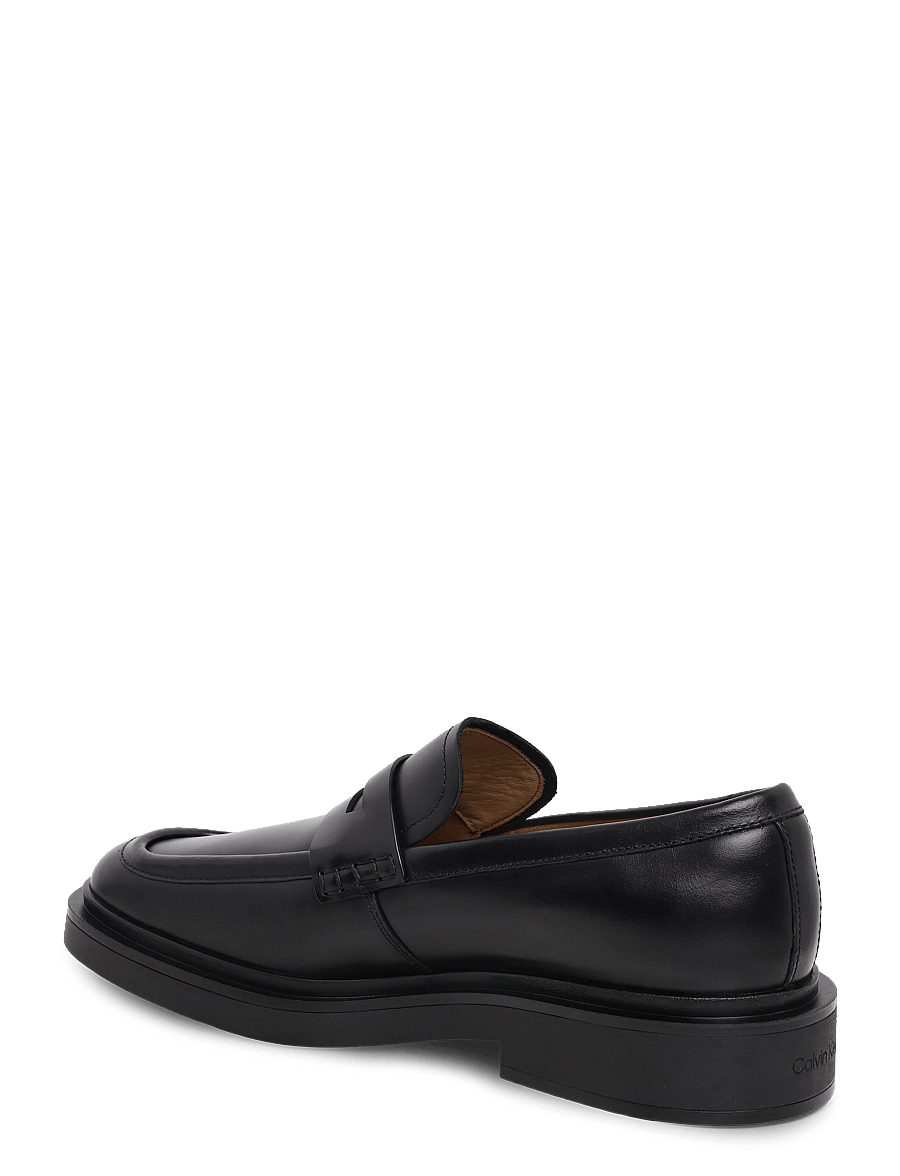 Calvin Klein - SQ RUBBER BAND LOAFER WAX LTH - loafer-jalanõud - triple black - 1