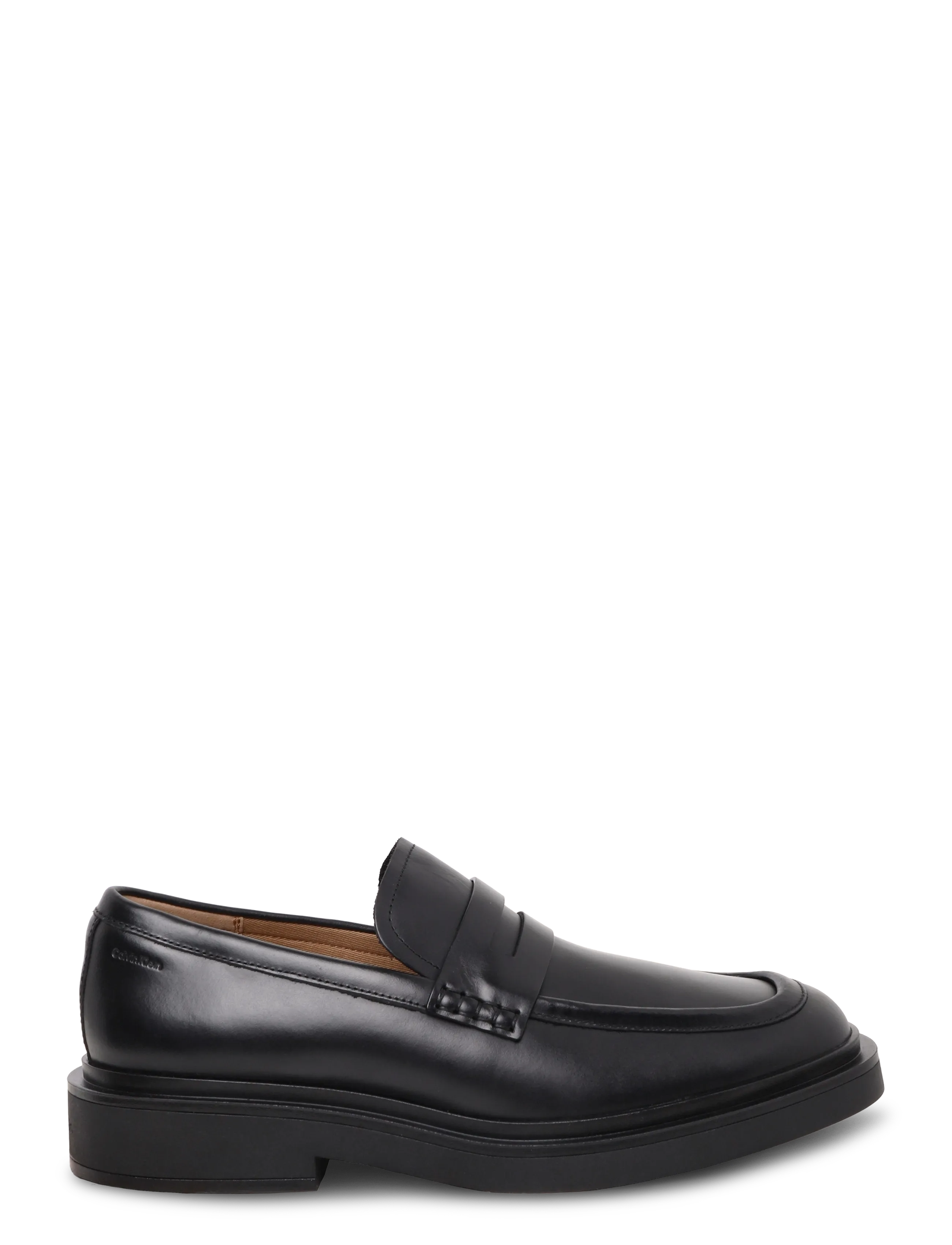 Calvin Klein - SQ RUBBER BAND LOAFER WAX LTH - loafer-jalanõud - triple black - 3