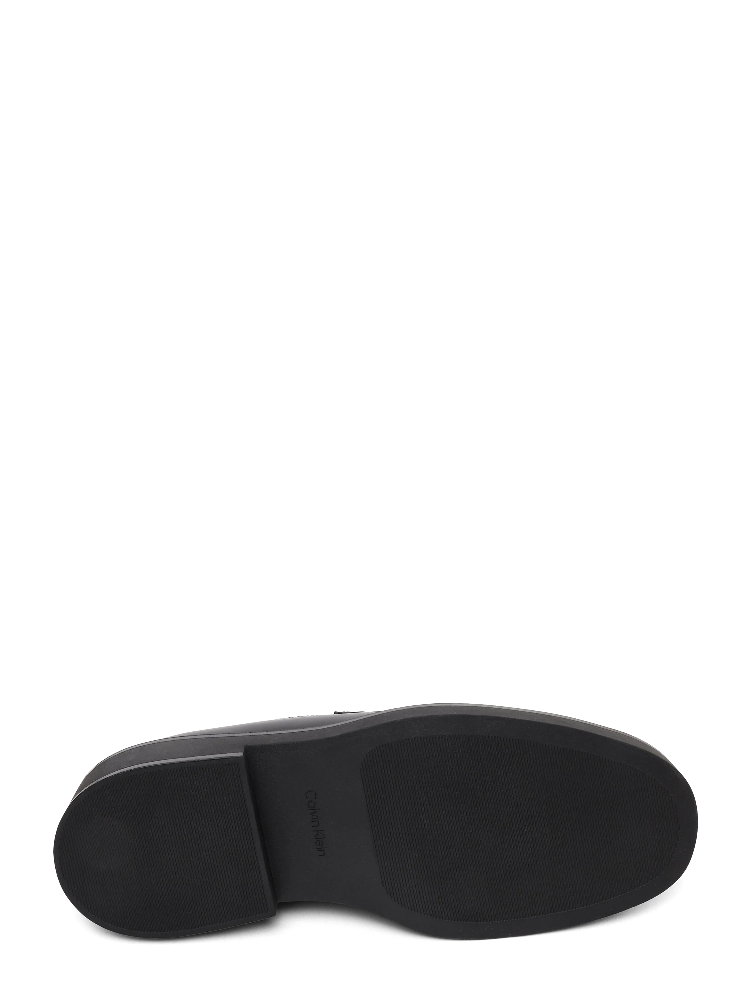 Calvin Klein - SQ RUBBER BAND LOAFER WAX LTH - loafer-jalanõud - triple black - 4