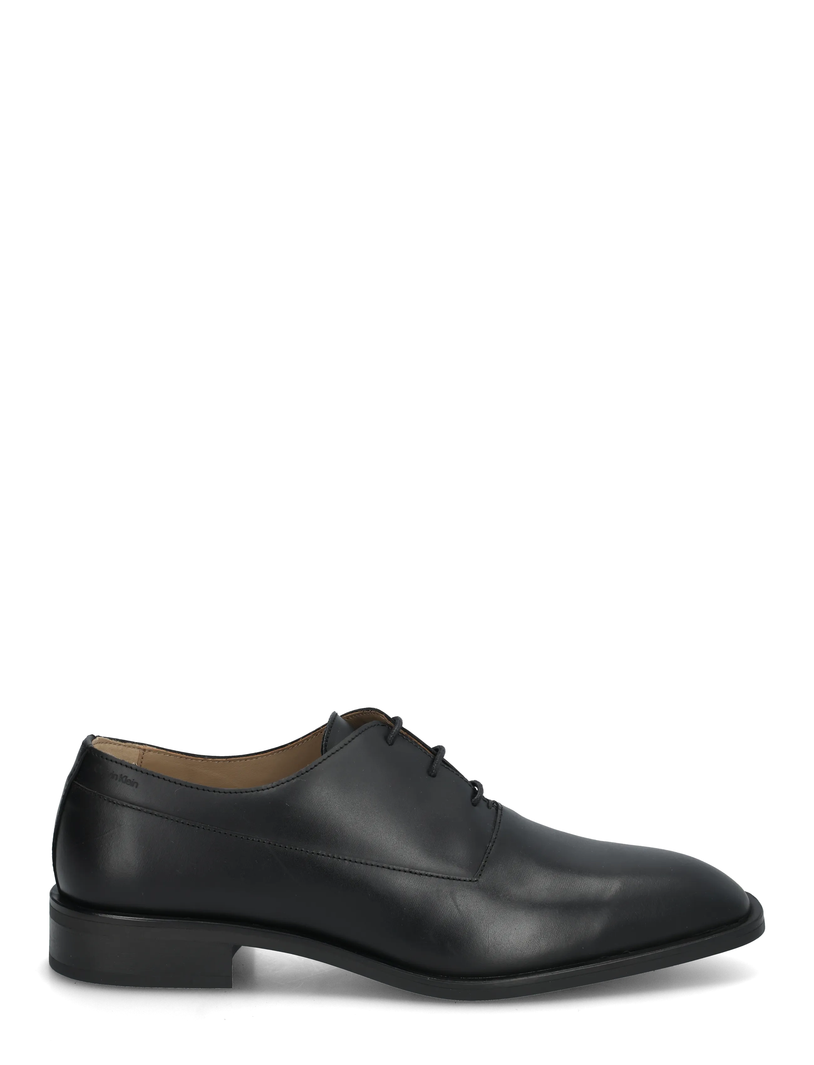 Calvin Klein - SLIM ESS OXFORD LTH - finskor - triple black - 2