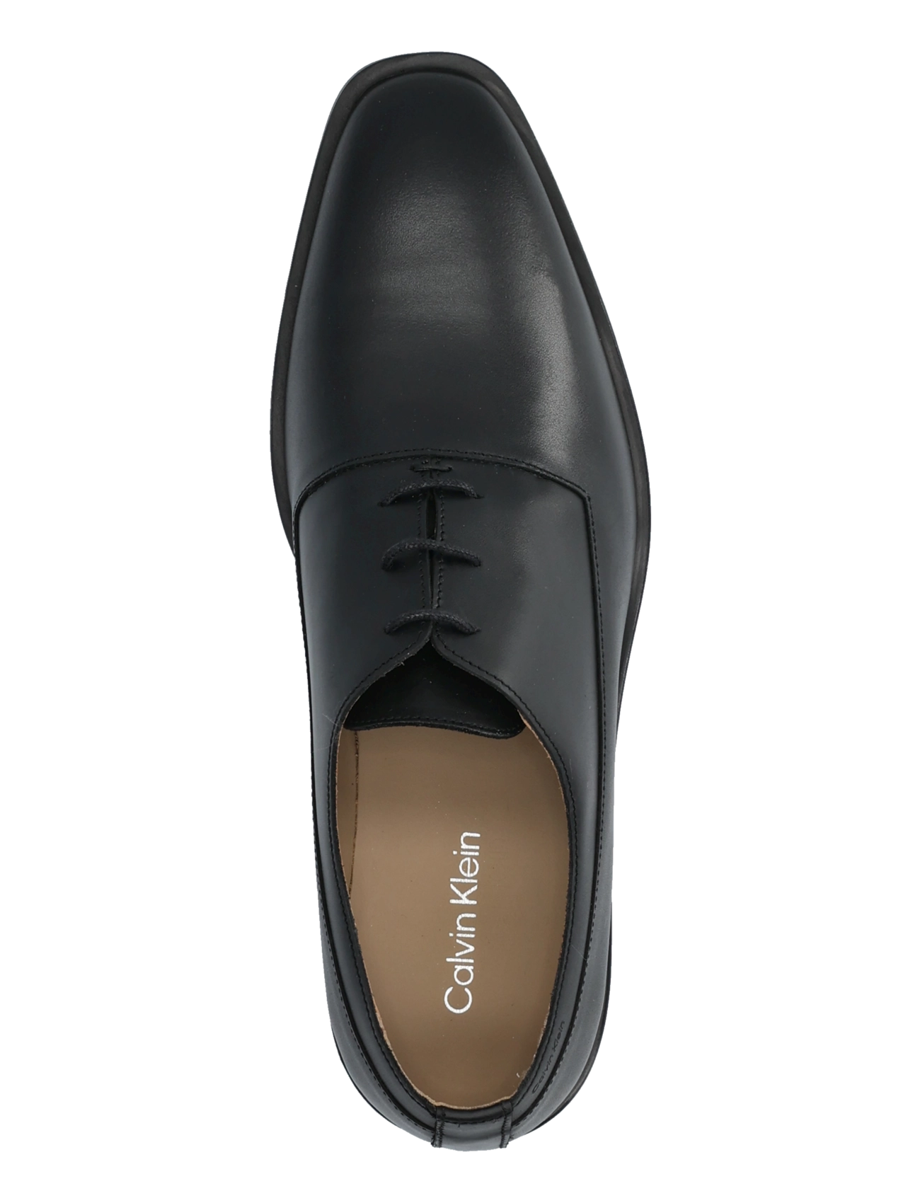 Calvin Klein - SLIM ESS OXFORD LTH - triple black - 3