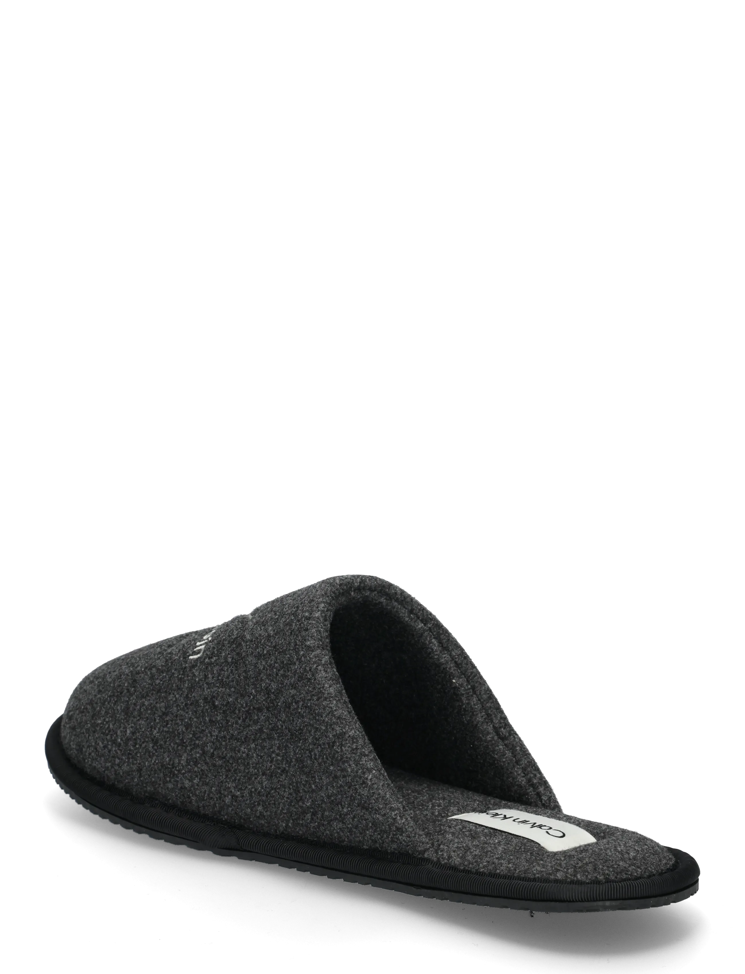 Calvin Klein - HOTEL SLIPPER MONOLOGO FELT - inneskor - triple black - 1
