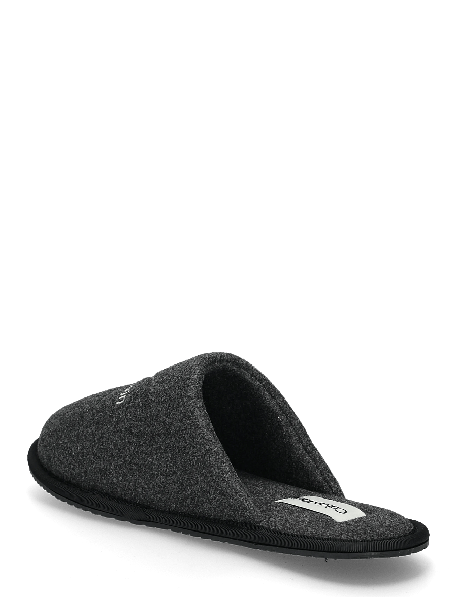 Calvin Klein - HOTEL SLIPPER MONOLOGO FELT - inneskor - triple black - 1
