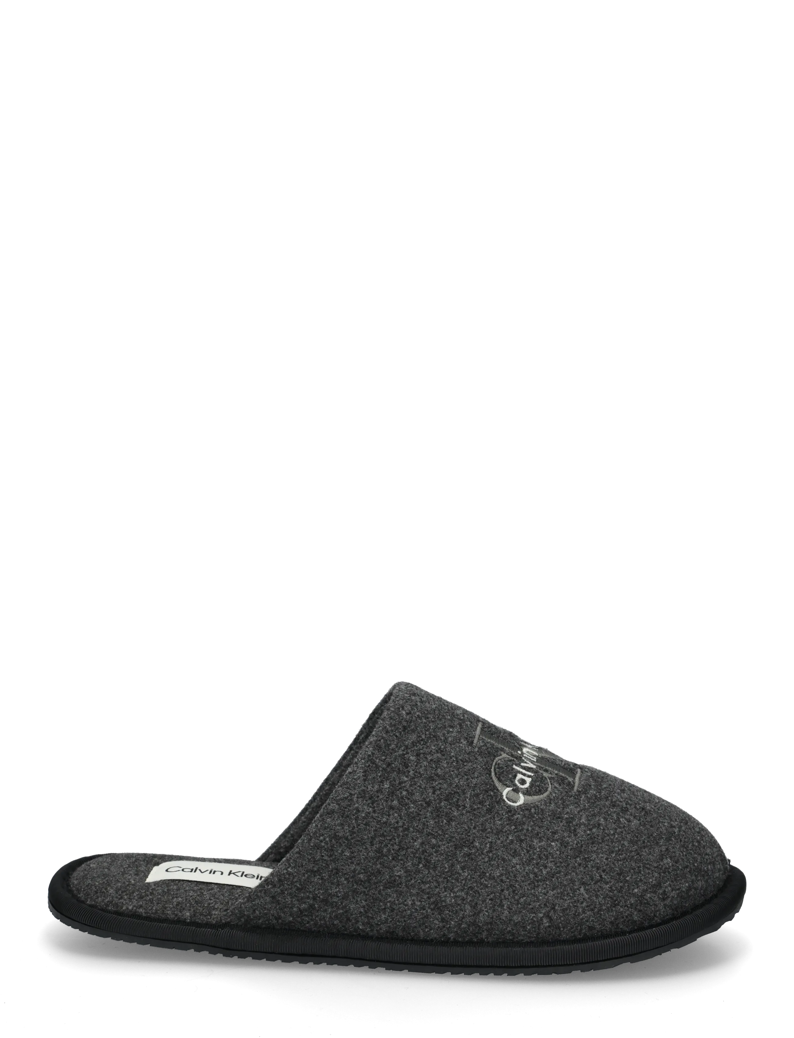 Calvin Klein - HOTEL SLIPPER MONOLOGO FELT - inneskor - triple black - 2