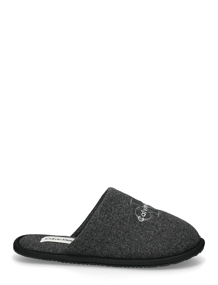 Calvin Klein - HOTEL SLIPPER MONOLOGO FELT - inneskor - triple black - 2